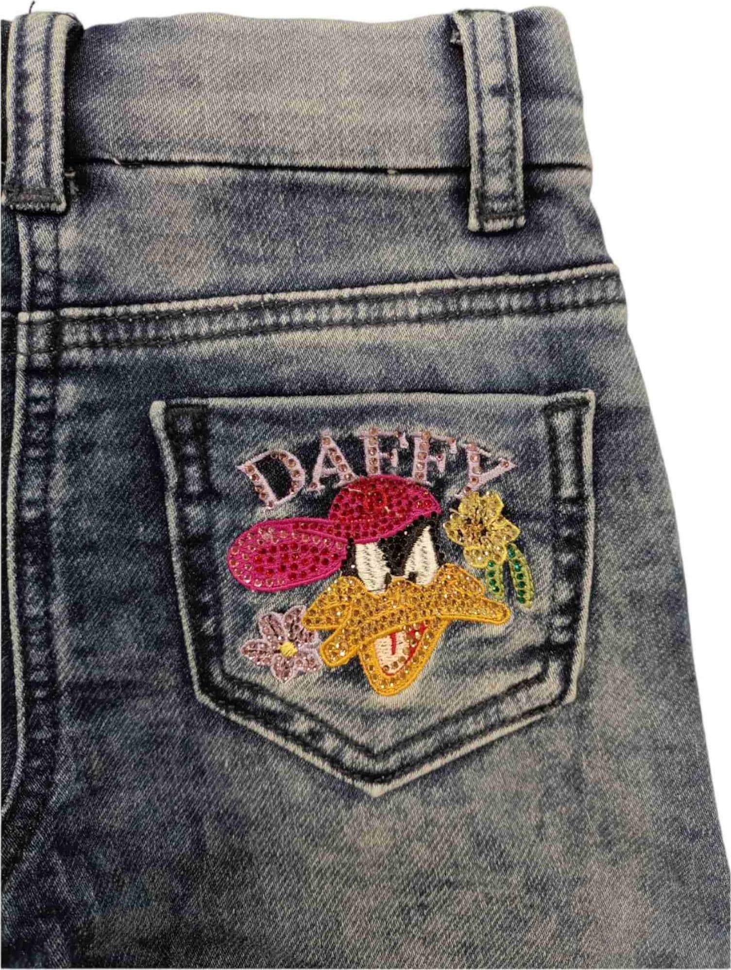 MONNALISA Monnalisa - Denim Felpa Pop 0055 Blu Stone 19B415 2754 da bambino in Maglieria Drestige - Casamassima, commercioVirtuoso.it