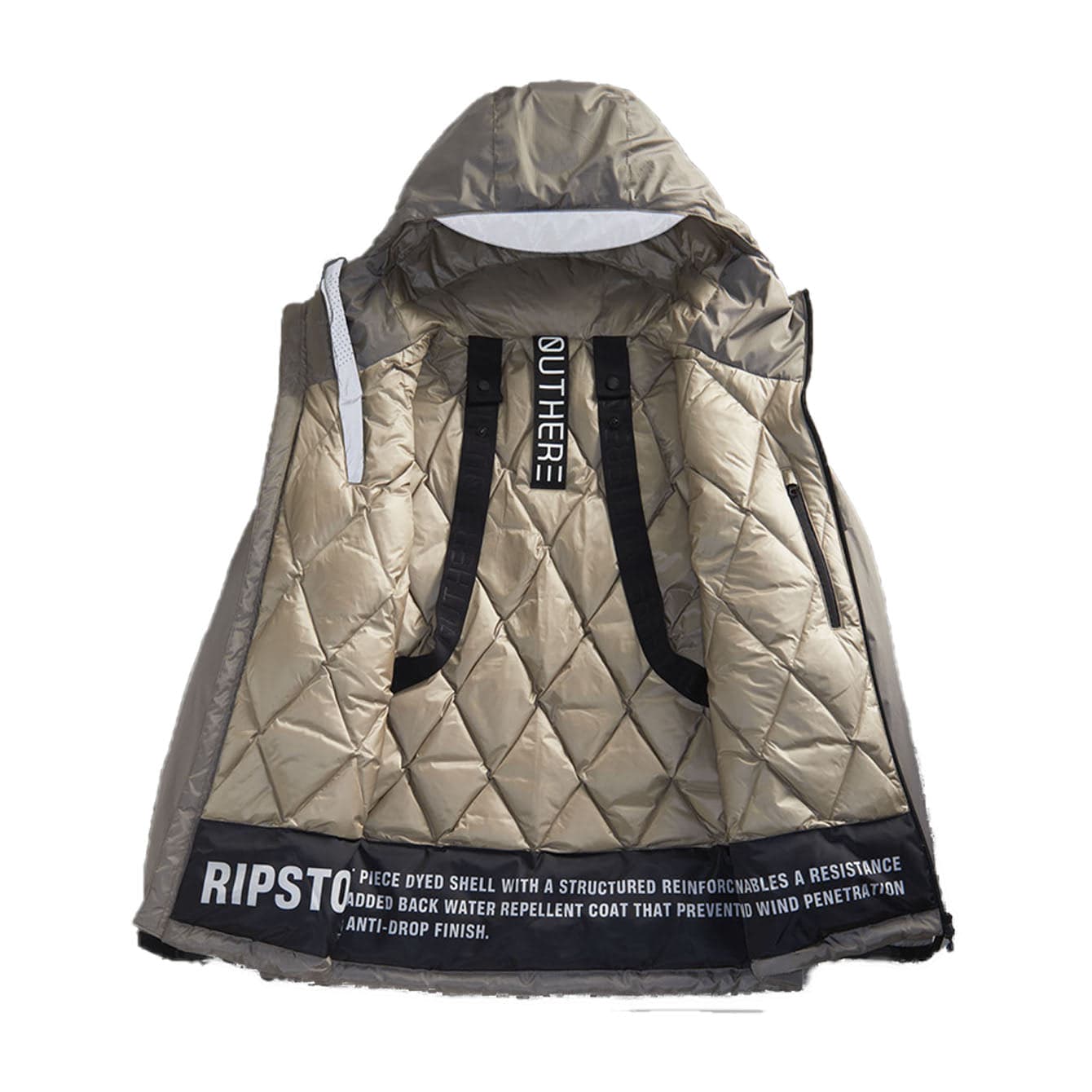 OUTHERE Outhere - Giubbino Rock Gray IOTM515AS100-RD da uomo in Cappotti Drestige - Casamassima, commercioVirtuoso.it
