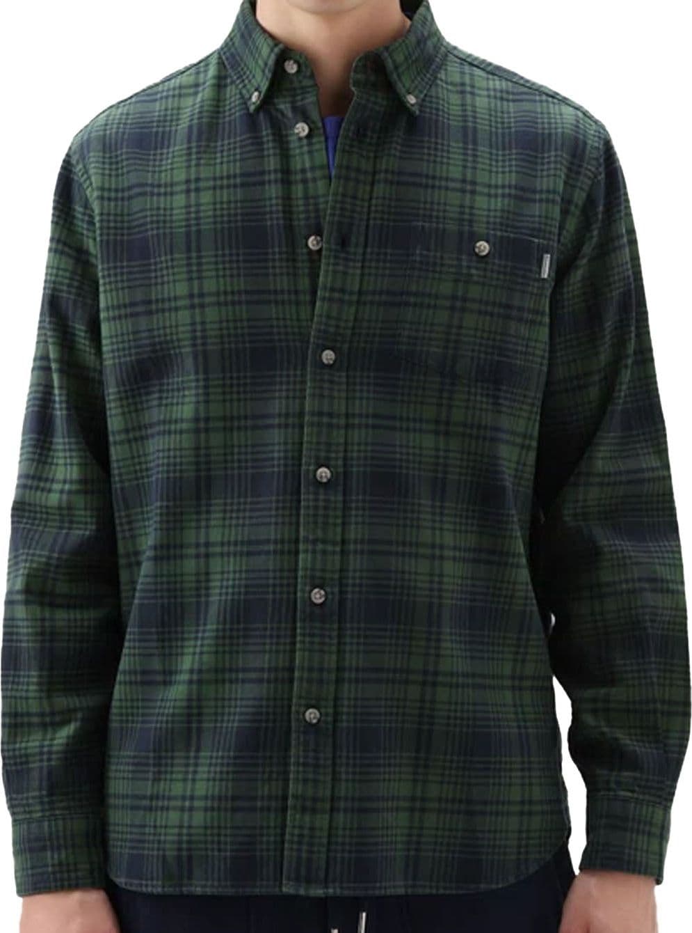 Woolrich - Ut3104 Traditional Flannel Shirt 6547 WOSI0090MR da uomo in Camicie casual Drestige - Casamassima, commercioVirtuoso.it