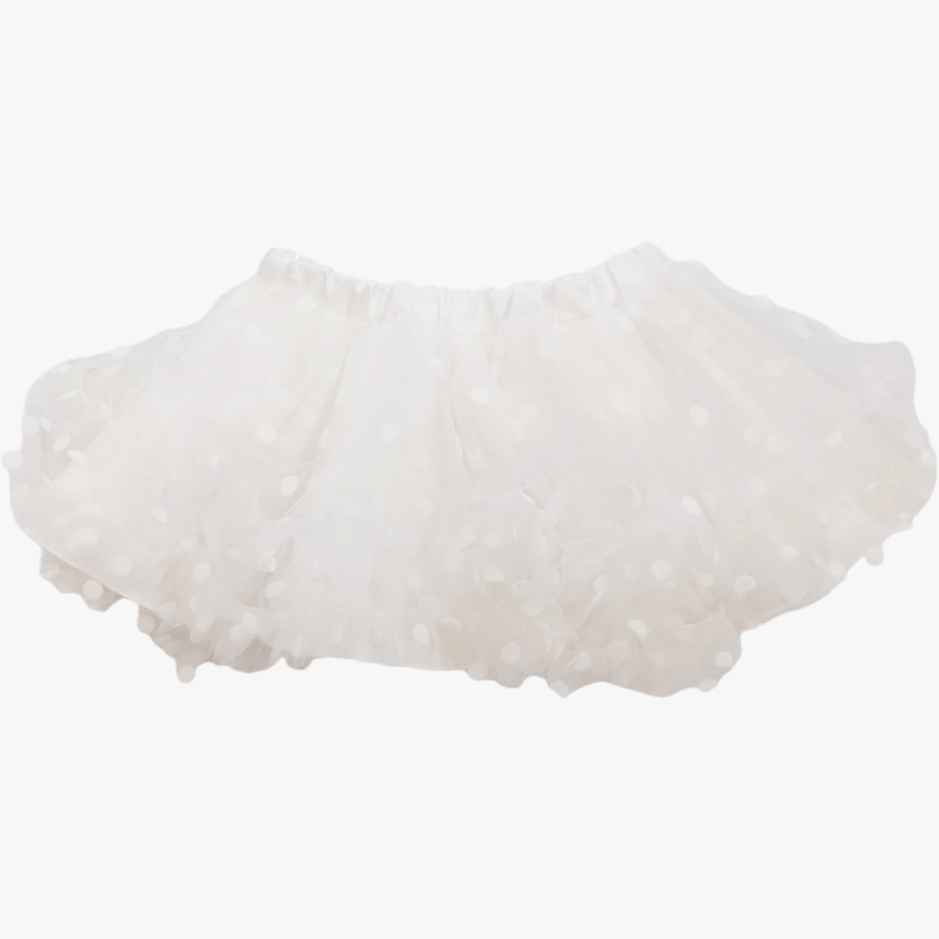NANAN Nanan - Gonna Panna Tulle Pois C/fiocchetto I23564 da bambino in Abiti Drestige - Casamassima, commercioVirtuoso.it
