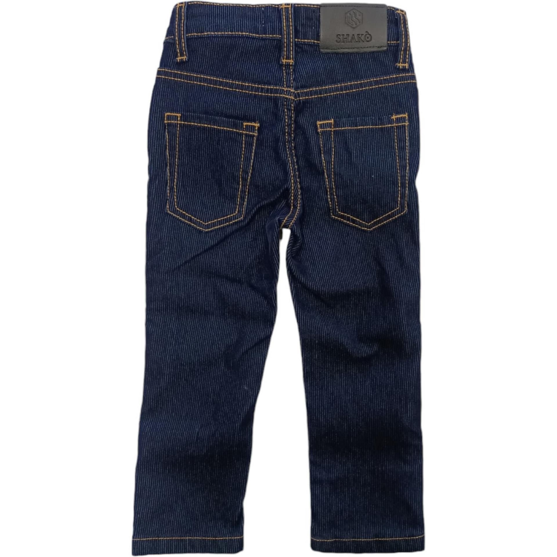 SHAKO' Shako' - Pant. Denim/velluto Blue PSK0805 da bambino in Jeans Drestige - Casamassima, commercioVirtuoso.it