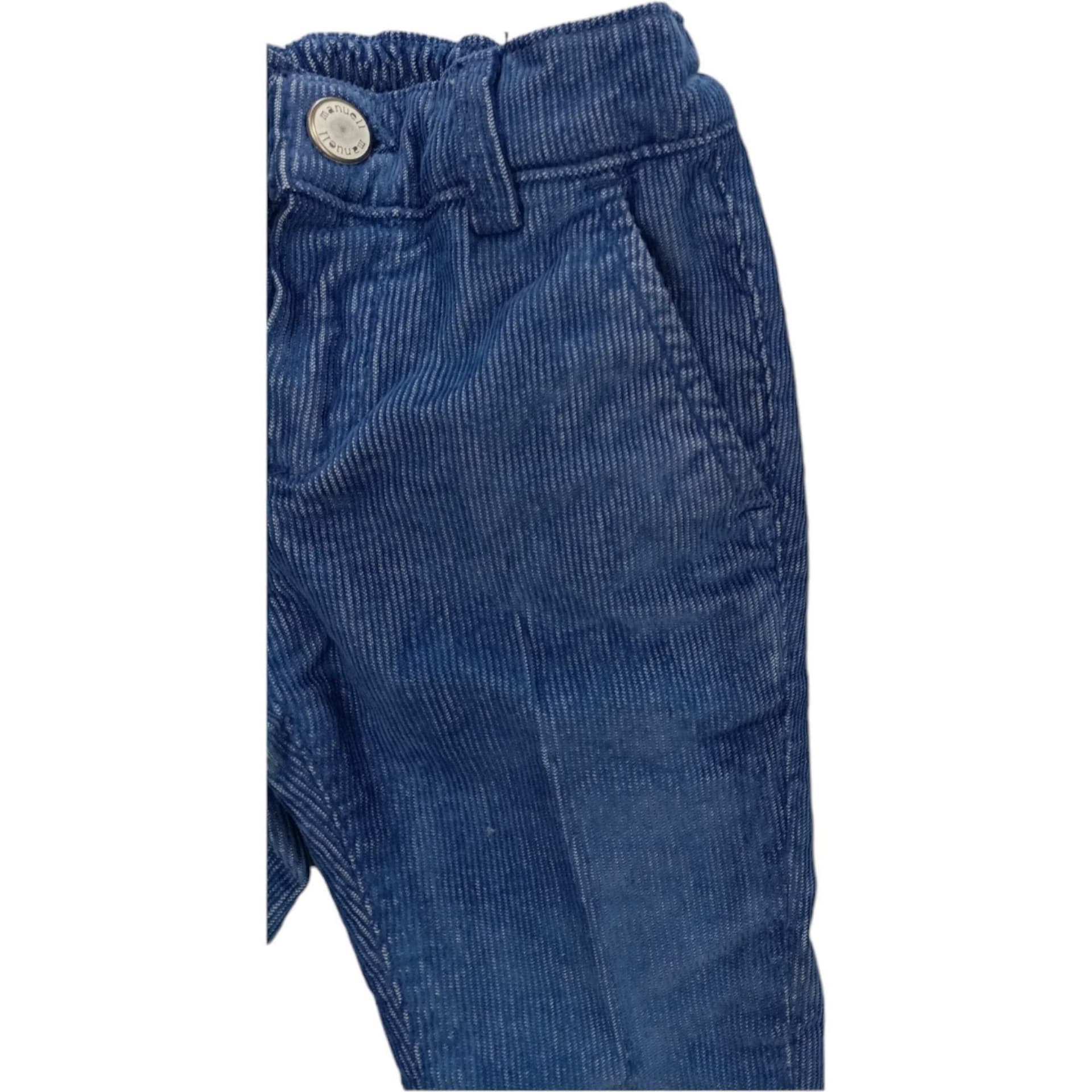EMANUEL PRIS Emanuel Pris - Pantalone Azzurro Velluto EPT6157N da bambino in Pantaloni Drestige - Casamassima, commercioVirtuoso.it