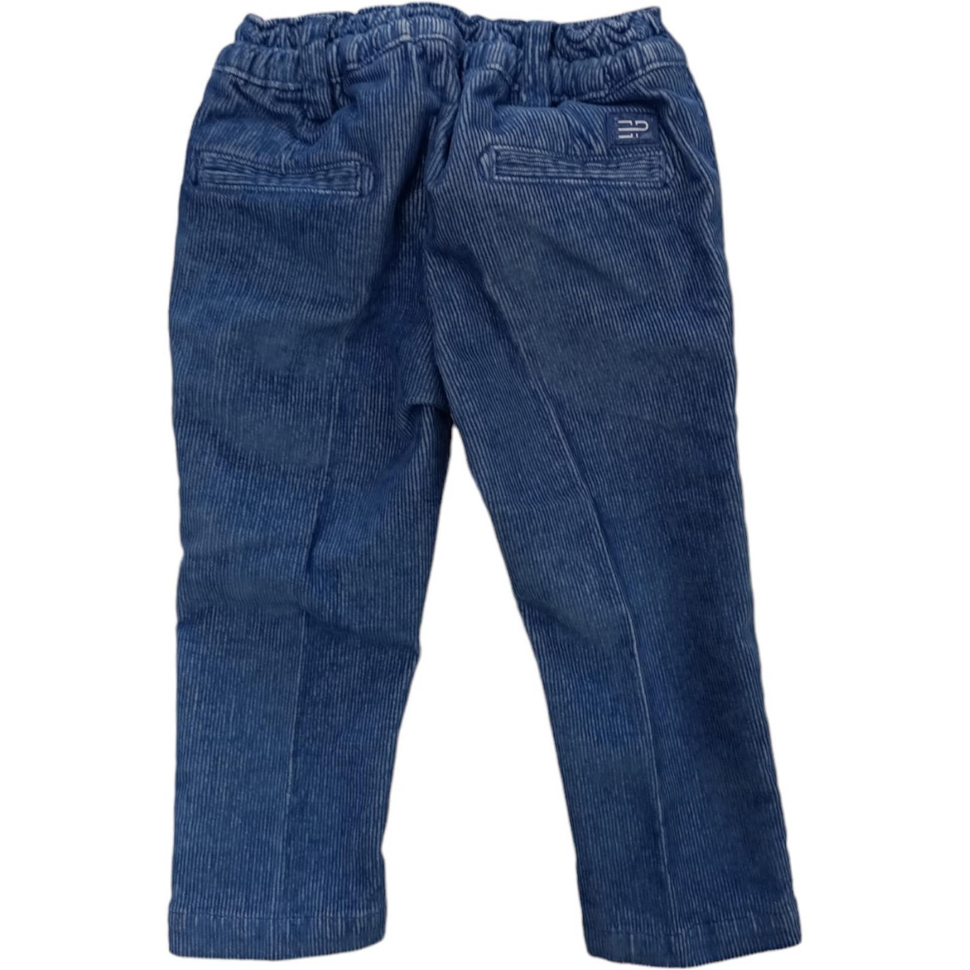 EMANUEL PRIS Emanuel Pris - Pantalone Azzurro Velluto EPT6157N da bambino in Pantaloni Drestige - Casamassima, commercioVirtuoso.it