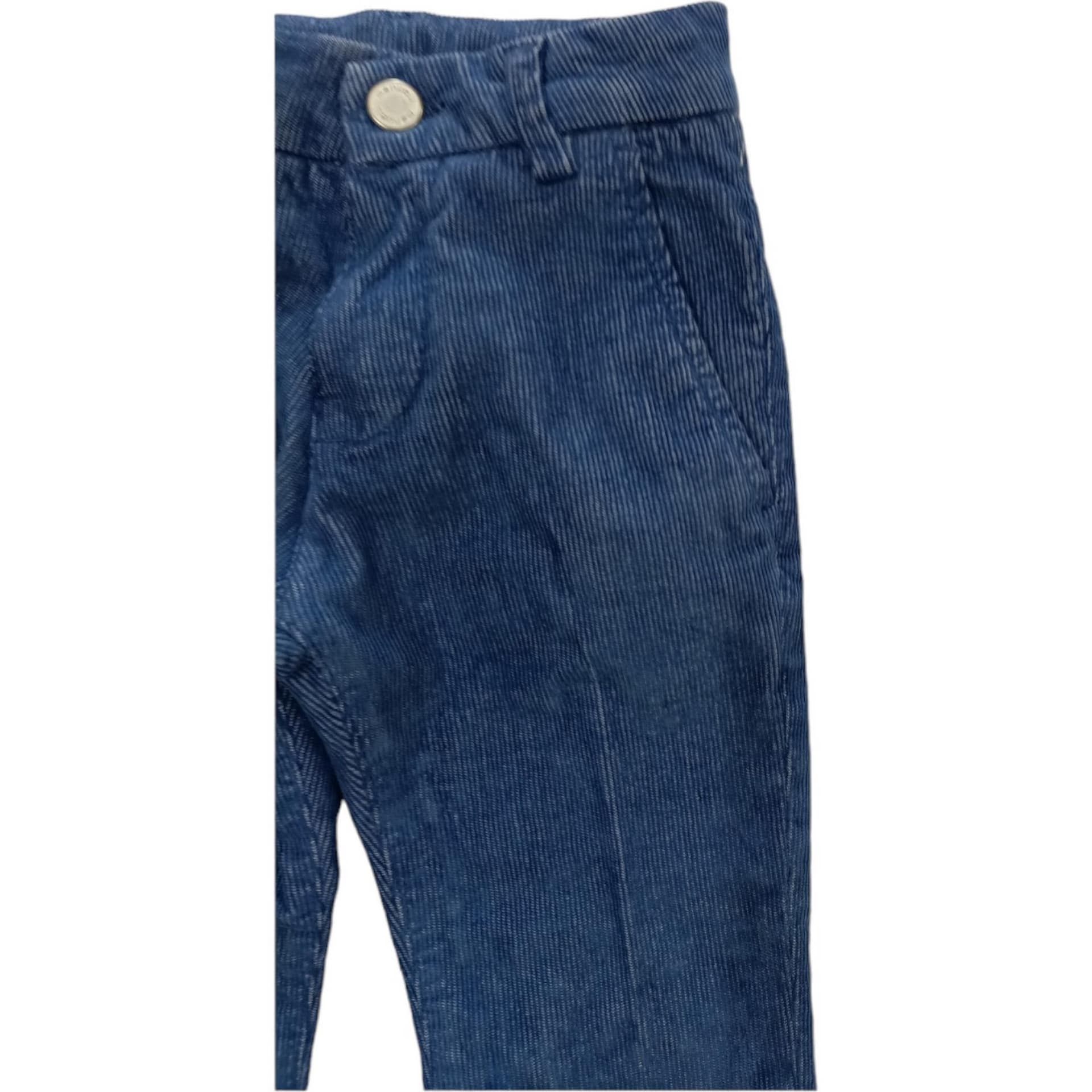 EMANUEL PRIS Emanuel Pris - Pantalone Azzurro In Velluto EPT6157B da bambino in Pantaloni Drestige - Casamassima, commercioVirtuoso.it