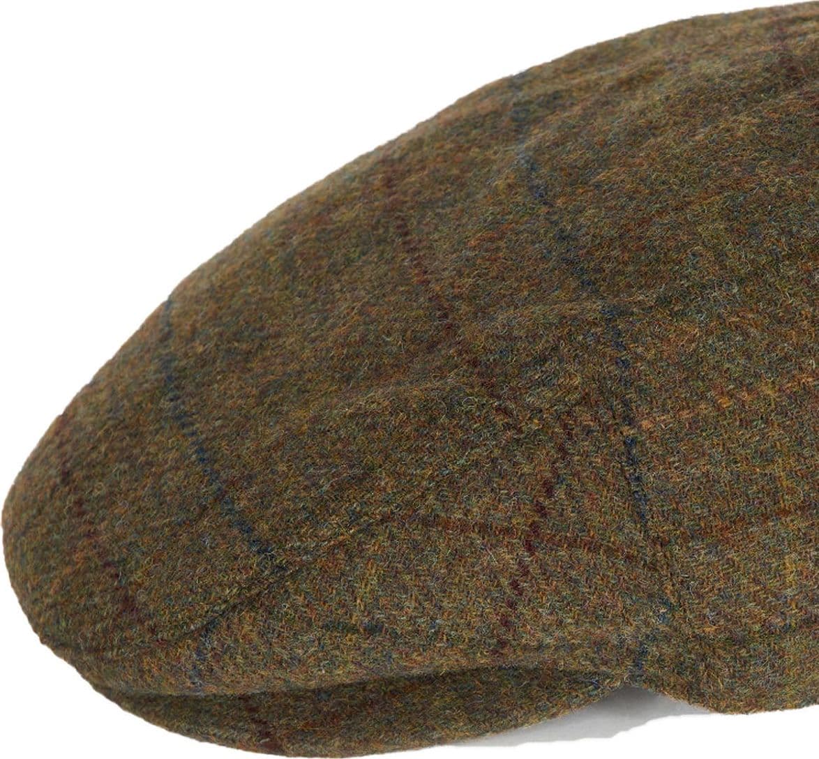 BARBOUR Barbour - Cairn Flat Cap Ol34 Olive Blue Red MHA0706 da uomo in Baschi scozzesi Drestige - Casamassima, commercioVirtuoso.it
