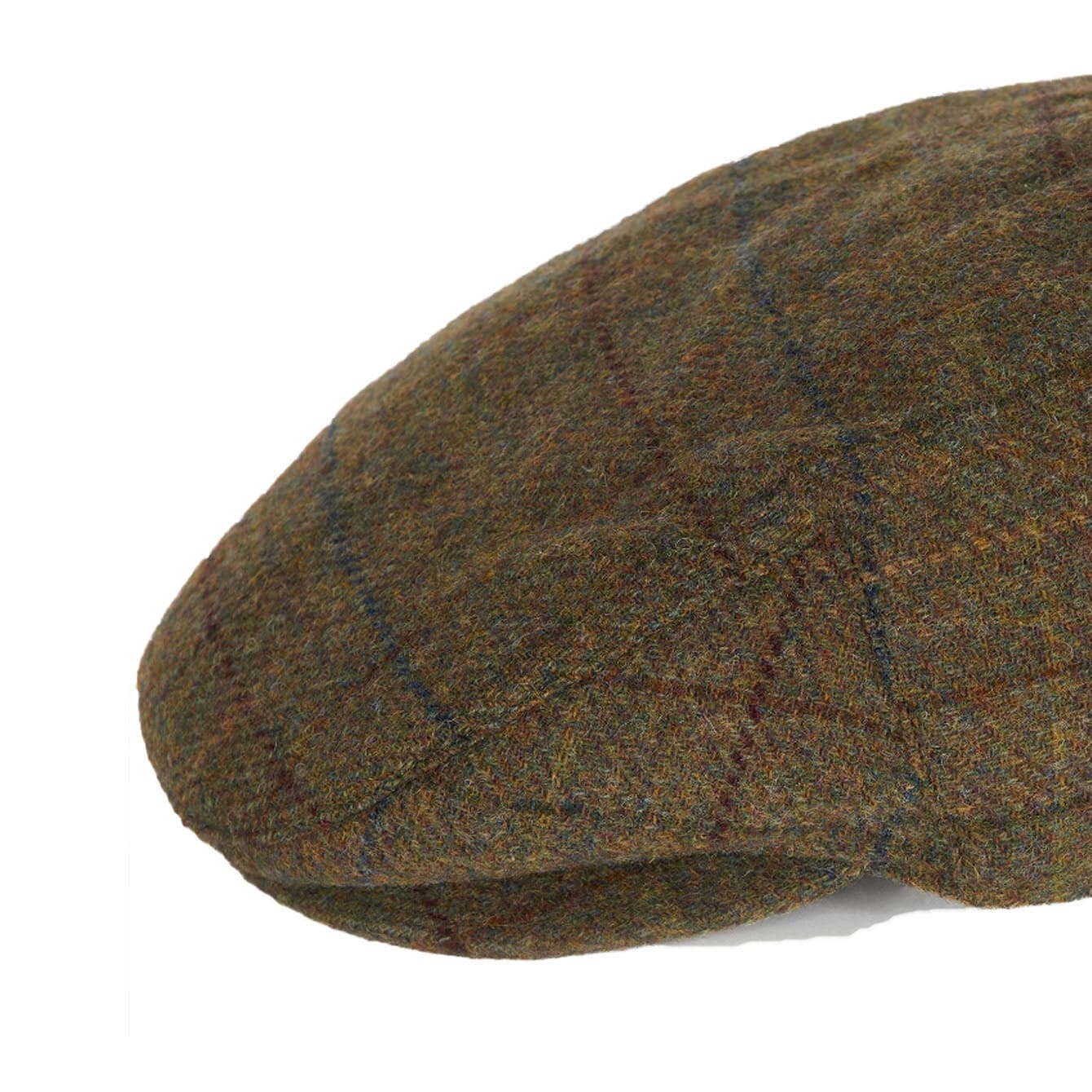 BARBOUR Barbour - Cairn Flat Cap Ol34 Olive Blue Red MHA0706 da uomo in Baschi scozzesi Drestige - Casamassima, commercioVirtuoso.it