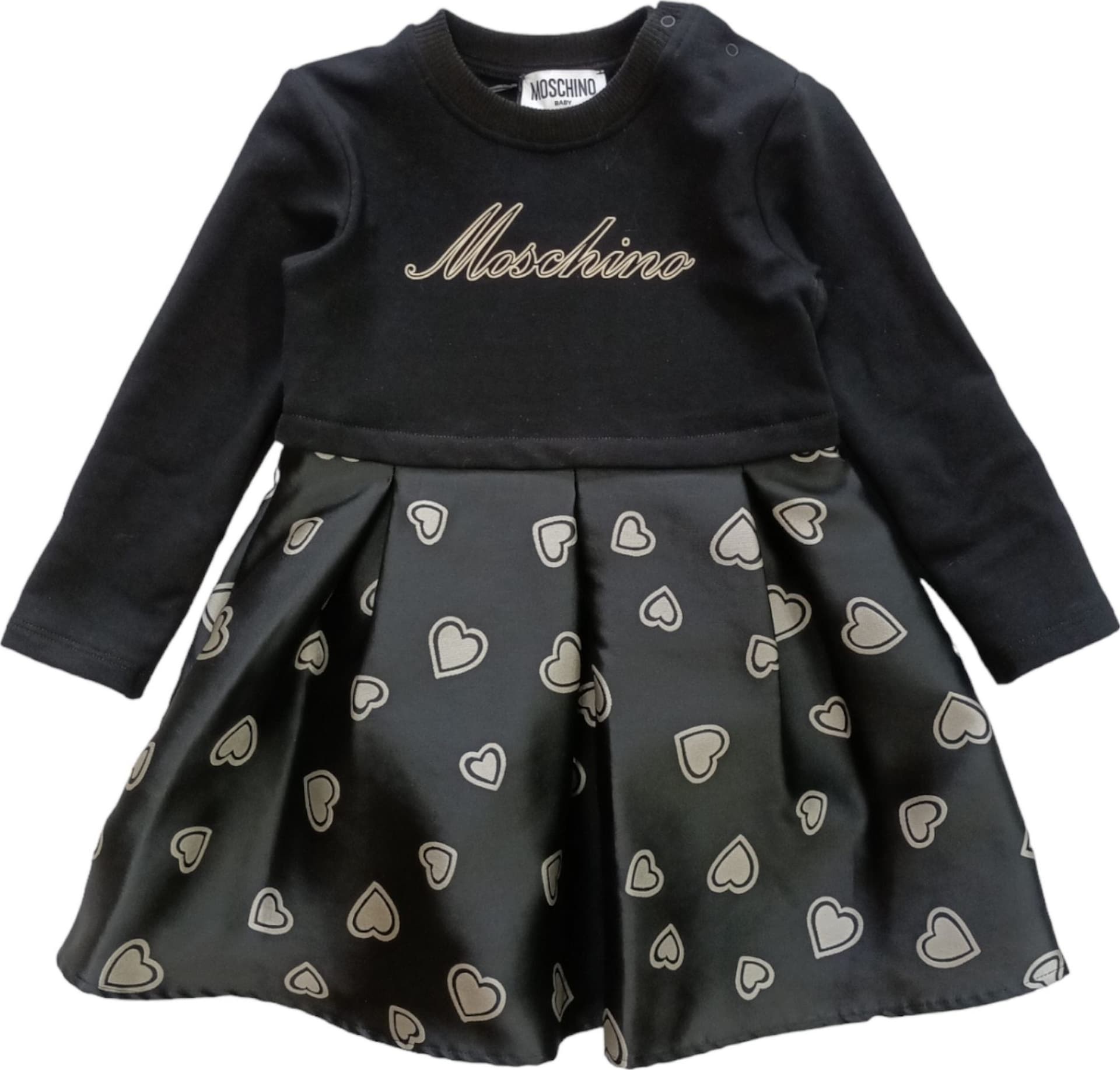 moschino Moschino - Abito Nero 82628 Cuori MDV0AU N0Z82