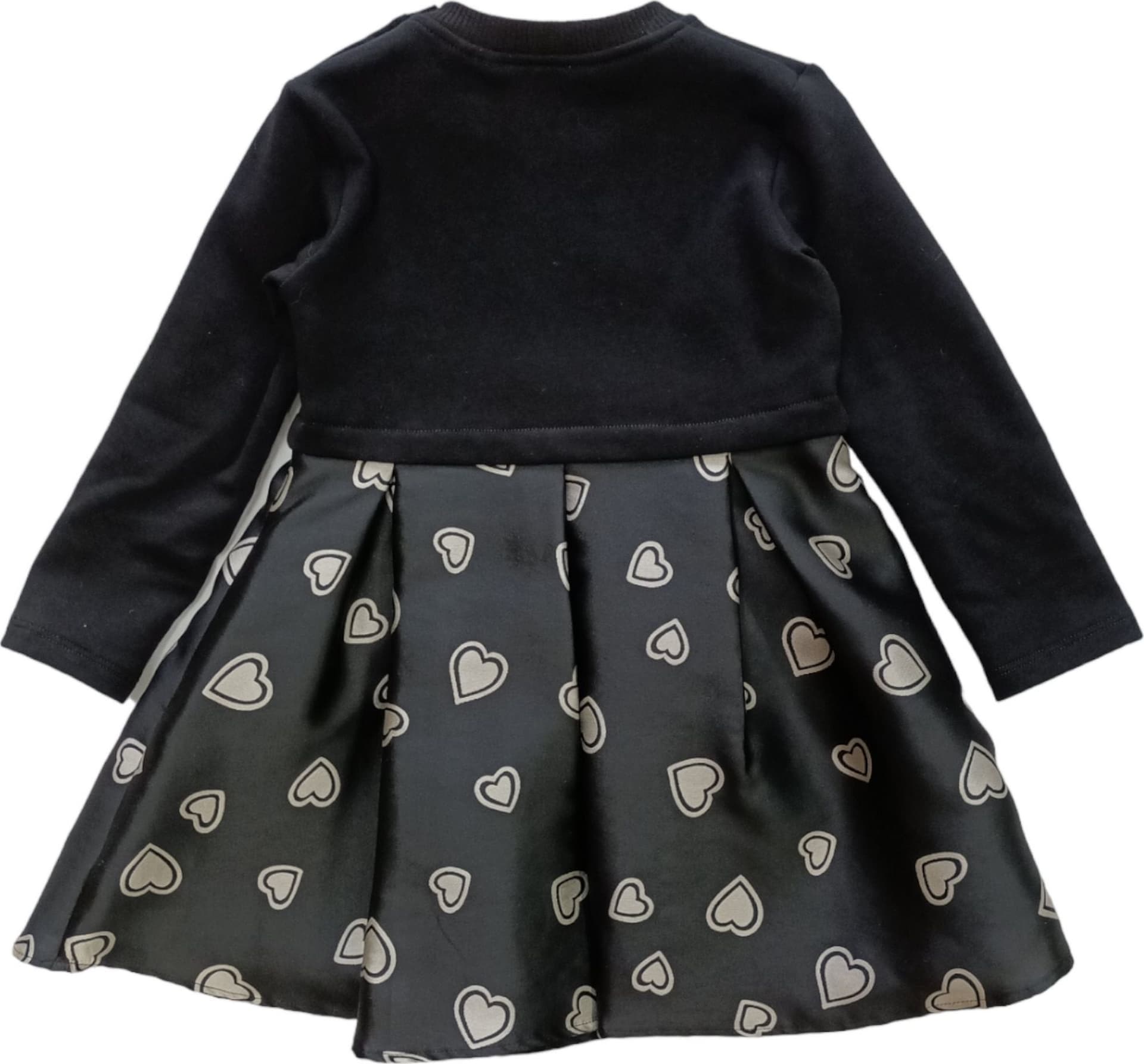 moschino Moschino - Abito Nero 82628 Cuori MDV0AU N0Z82 da bambino in Abiti Drestige - Casamassima, commercioVirtuoso.it