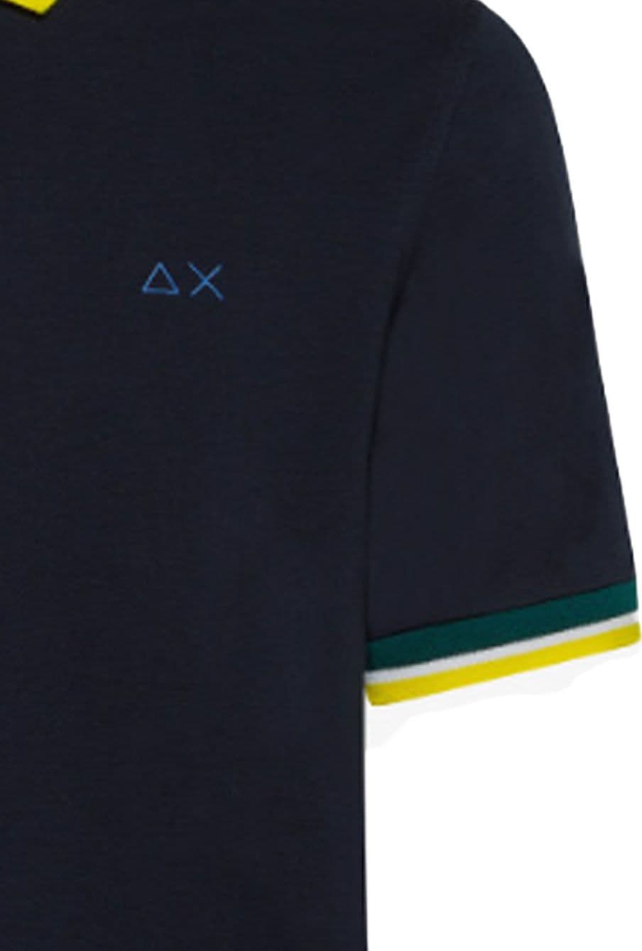 SUN68 Sun68 - Polo Collar Multistripes 07 Navy Blue A33126 da uomo in Polo Drestige - Casamassima, commercioVirtuoso.it