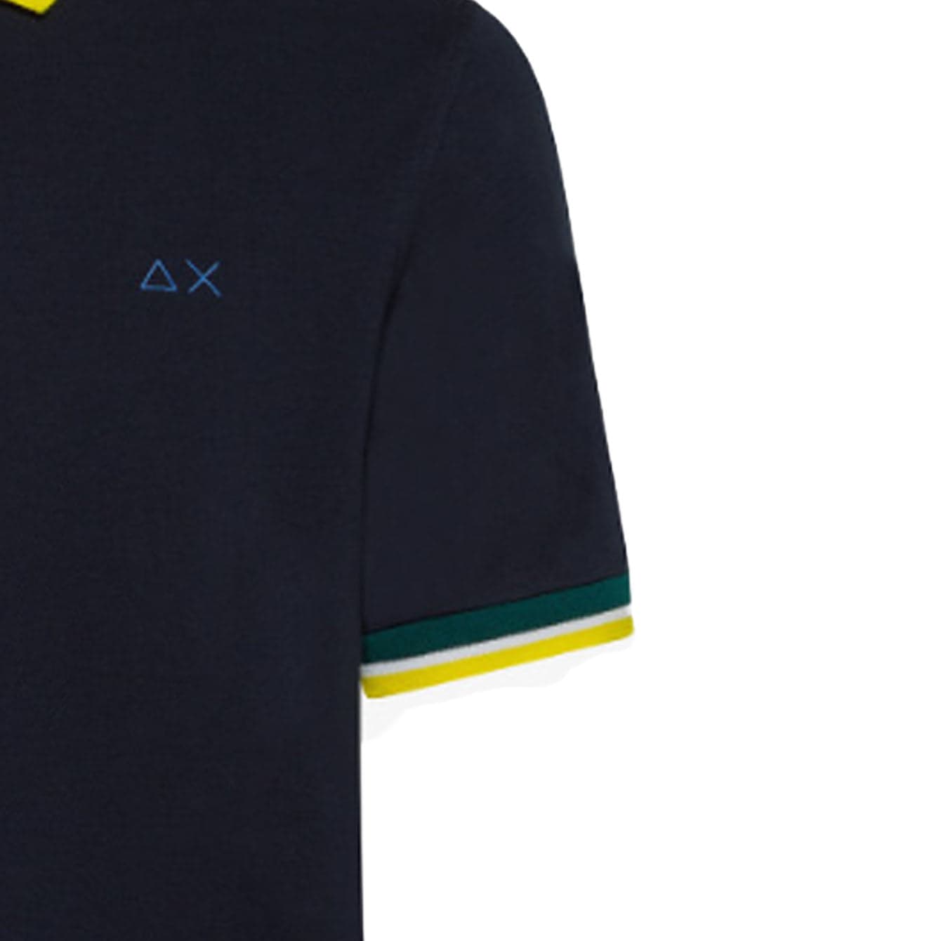 SUN68 Sun68 - Polo Collar Multistripes 07 Navy Blue A33126 da uomo in Polo Drestige - Casamassima, commercioVirtuoso.it
