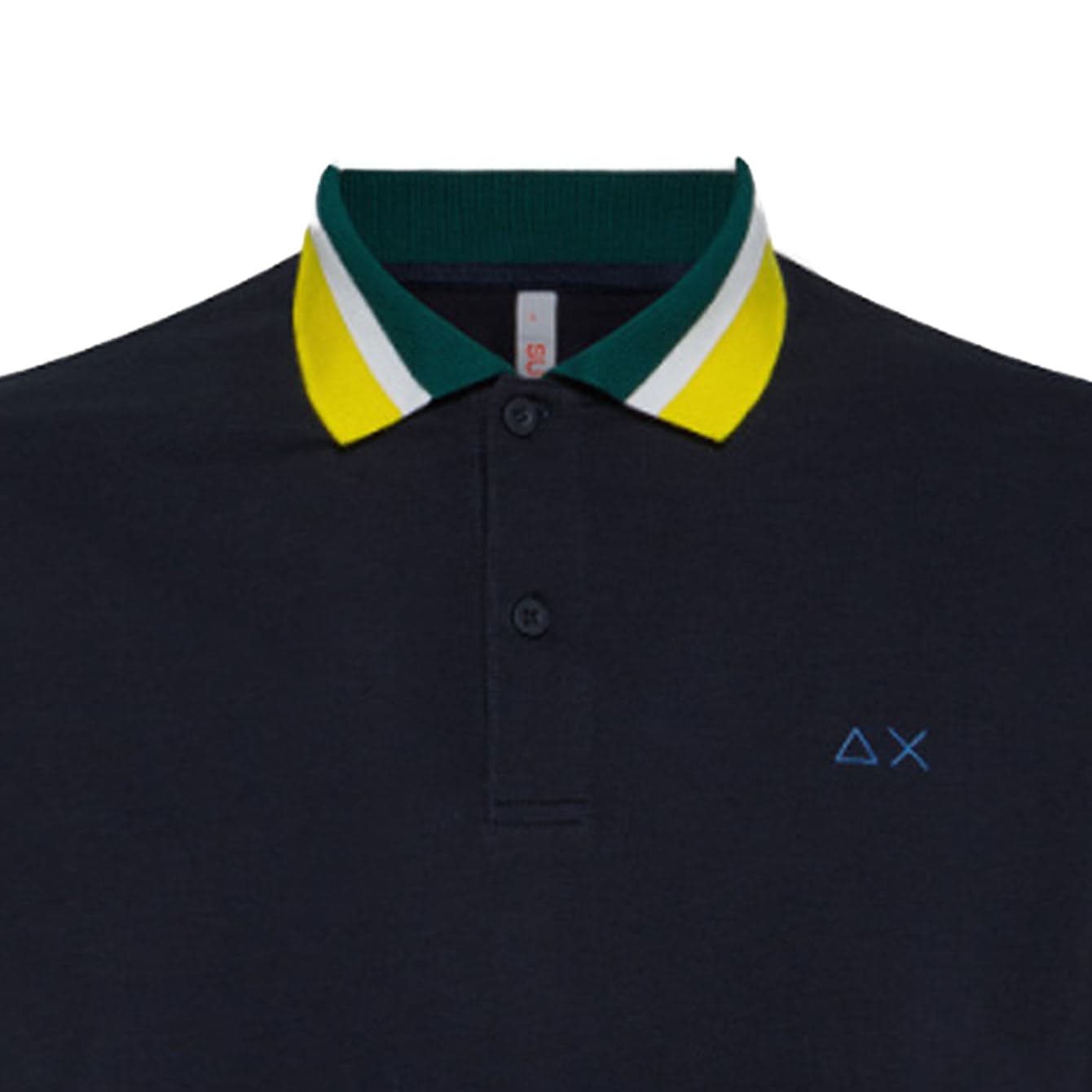SUN68 Sun68 - Polo Collar Multistripes 07 Navy Blue A33126 da uomo in Polo Drestige - Casamassima, commercioVirtuoso.it