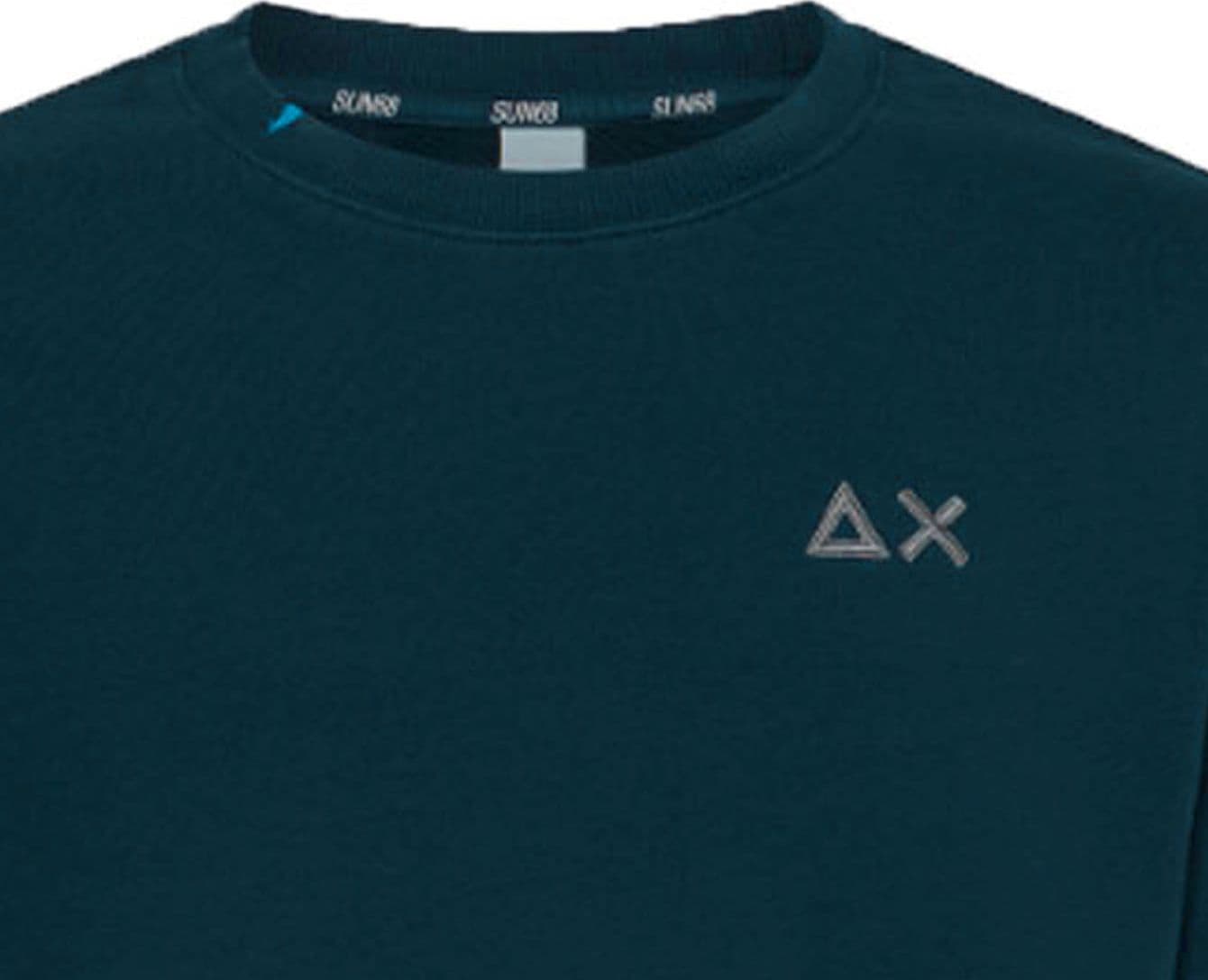 SUN68 Sun68 - Round Neck Basic 27 Verde Smeraldo F33106 da uomo in T-shirt Drestige - Casamassima, commercioVirtuoso.it