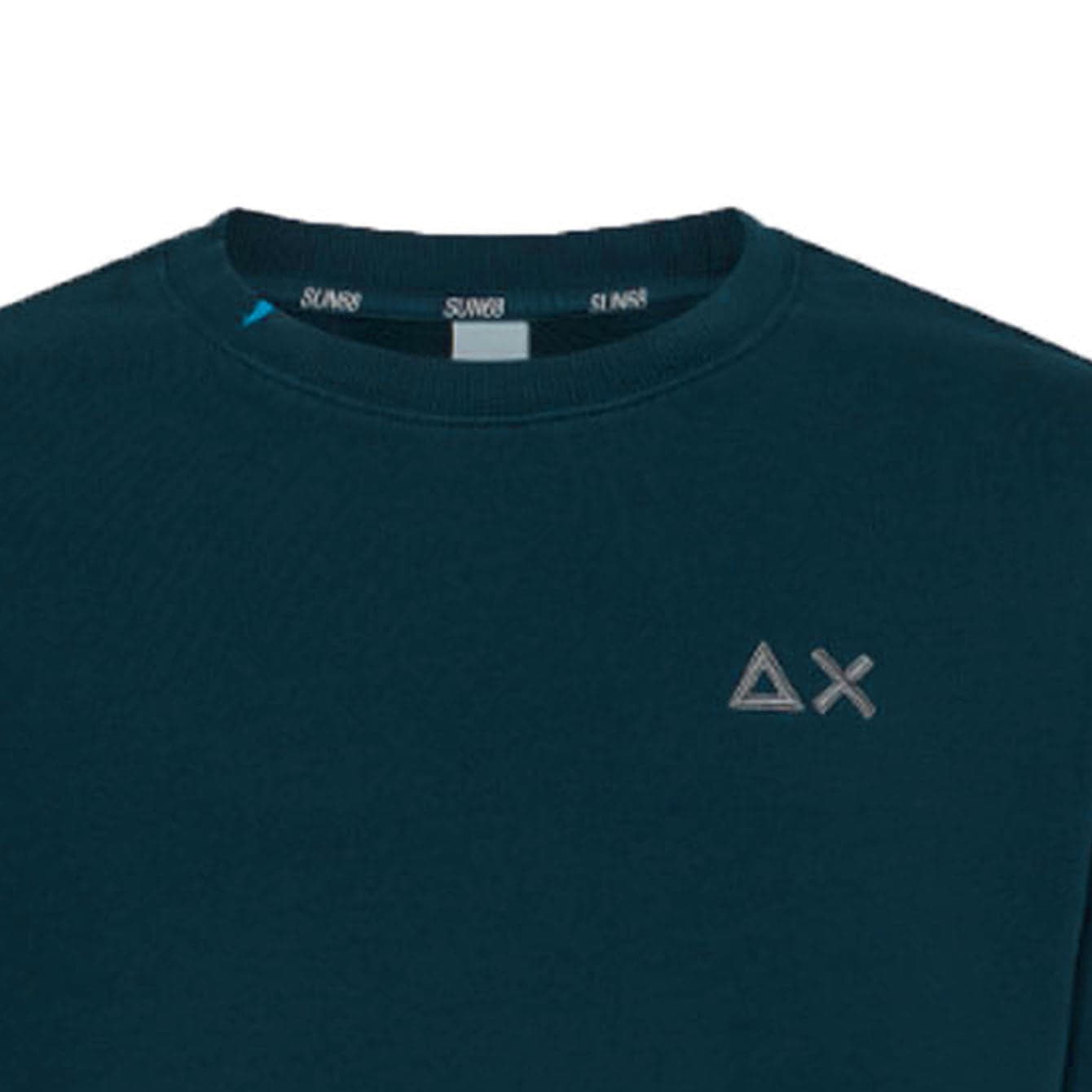 SUN68 Sun68 - Round Neck Basic 27 Verde Smeraldo F33106 da uomo in T-shirt Drestige - Casamassima, commercioVirtuoso.it