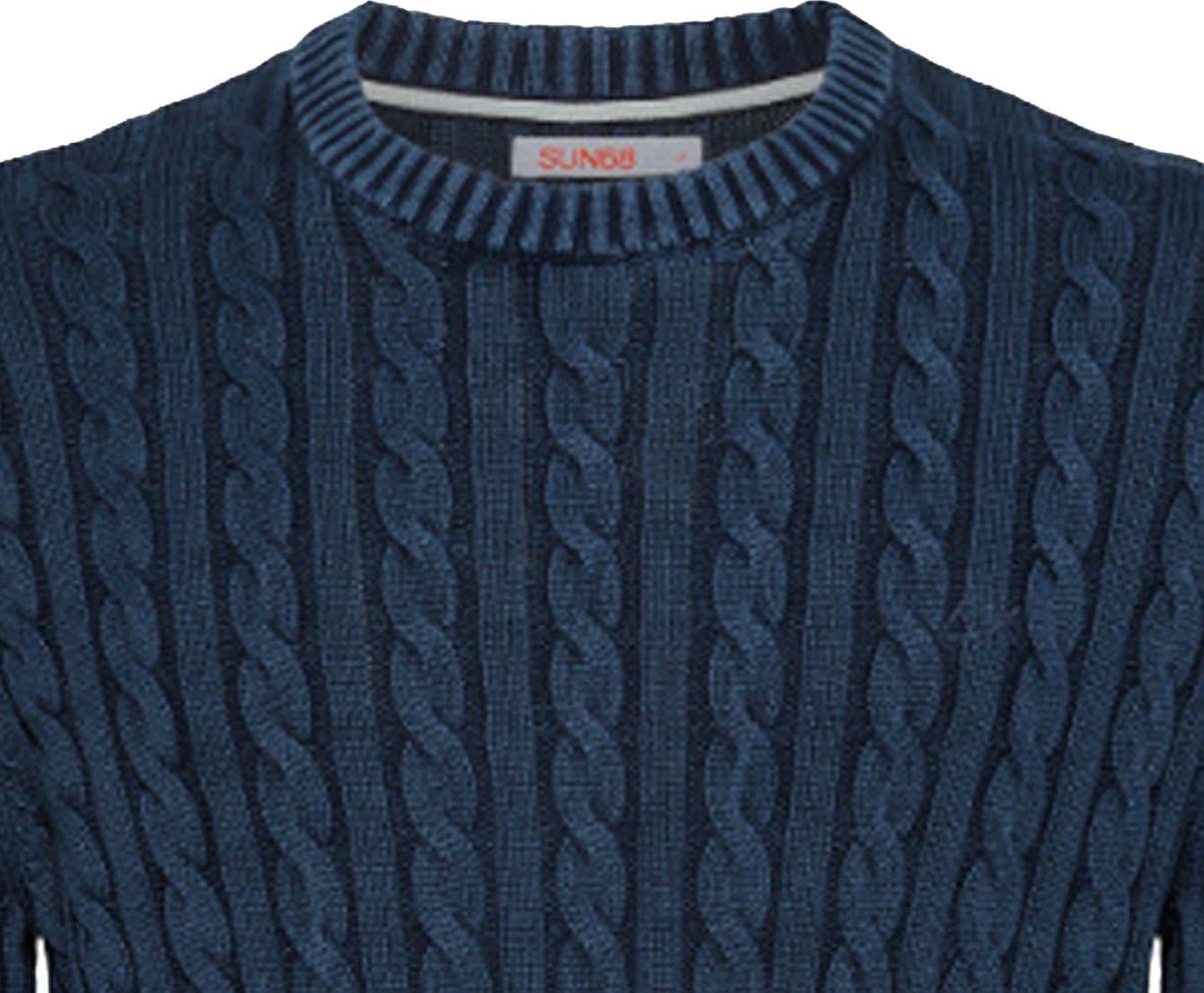 SUN68 Sun68 - Round Cable Vintage 07 Navy Blue K33118 da uomo in Occhiali da sole Drestige - Casamassima, commercioVirtuoso.it