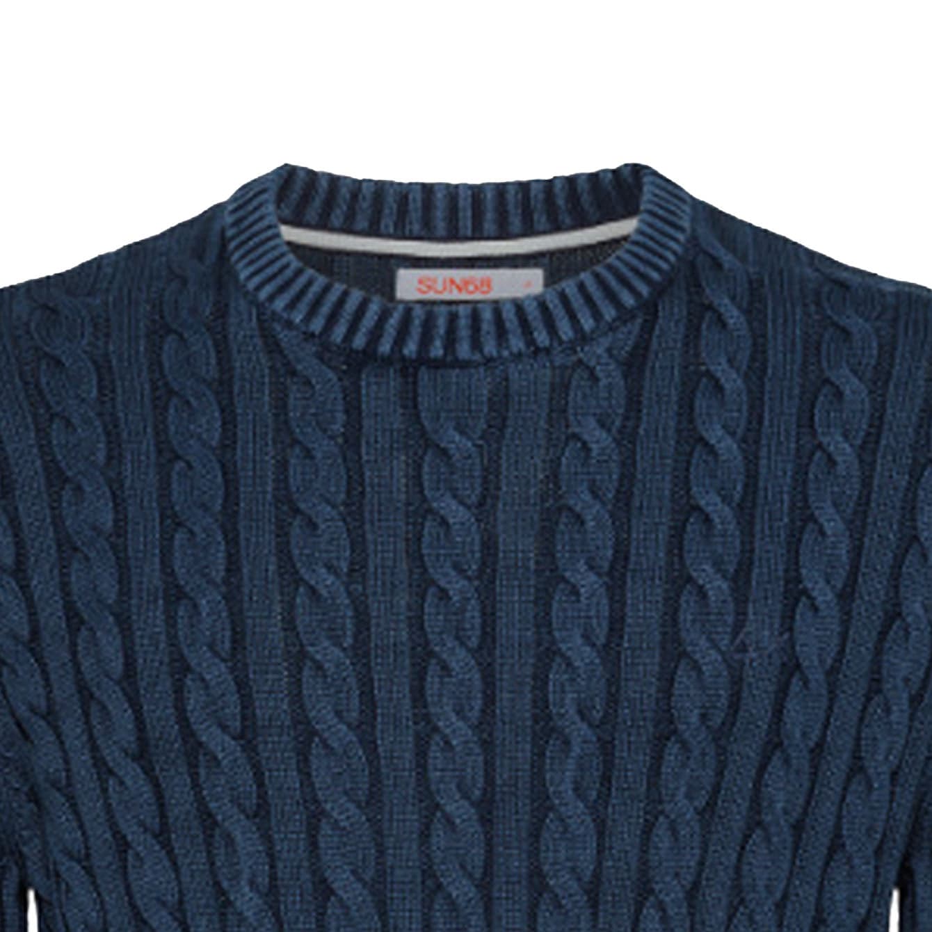 SUN68 Sun68 - Round Cable Vintage 07 Navy Blue K33118 da uomo in Occhiali da sole Drestige - Casamassima, commercioVirtuoso.it