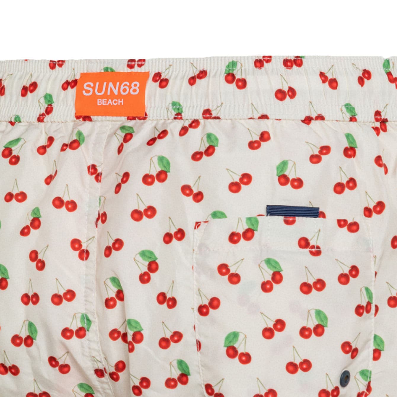 SUN68 BEACH Sun68 Beach - Swim Pant Small Print 31 Bianco Panna H33113 da uomo in Pantaloncini e calzoncini Drestige - Casamassima, commercioVirtuoso.it