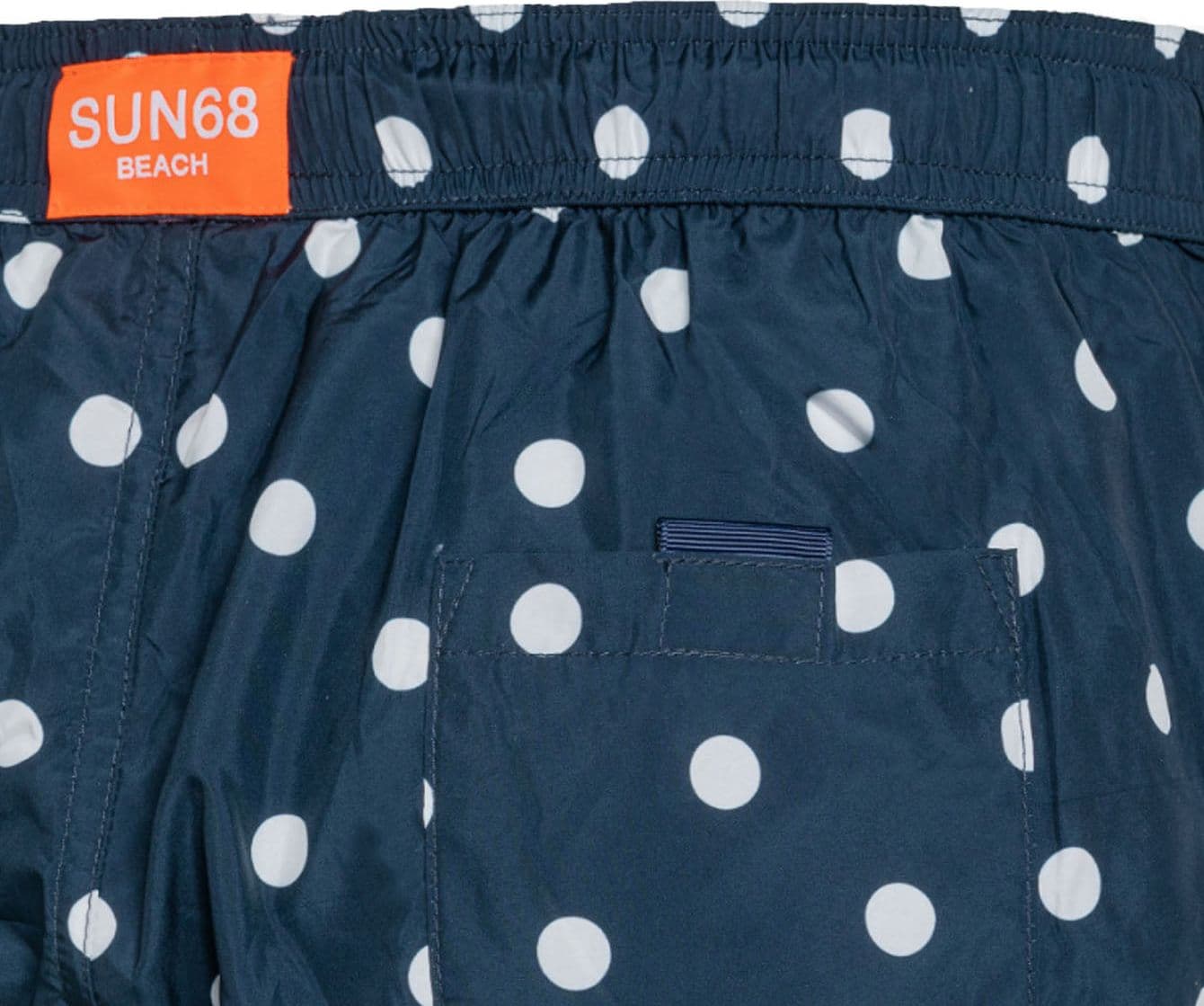 SUN68 BEACH Sun68 Beach - Swim Pant Print Formal F. 0701 Navy B./bianco H33114 da uomo in Pantaloncini e calzoncini Drestige - Casamassima, commercioVirtuoso.it