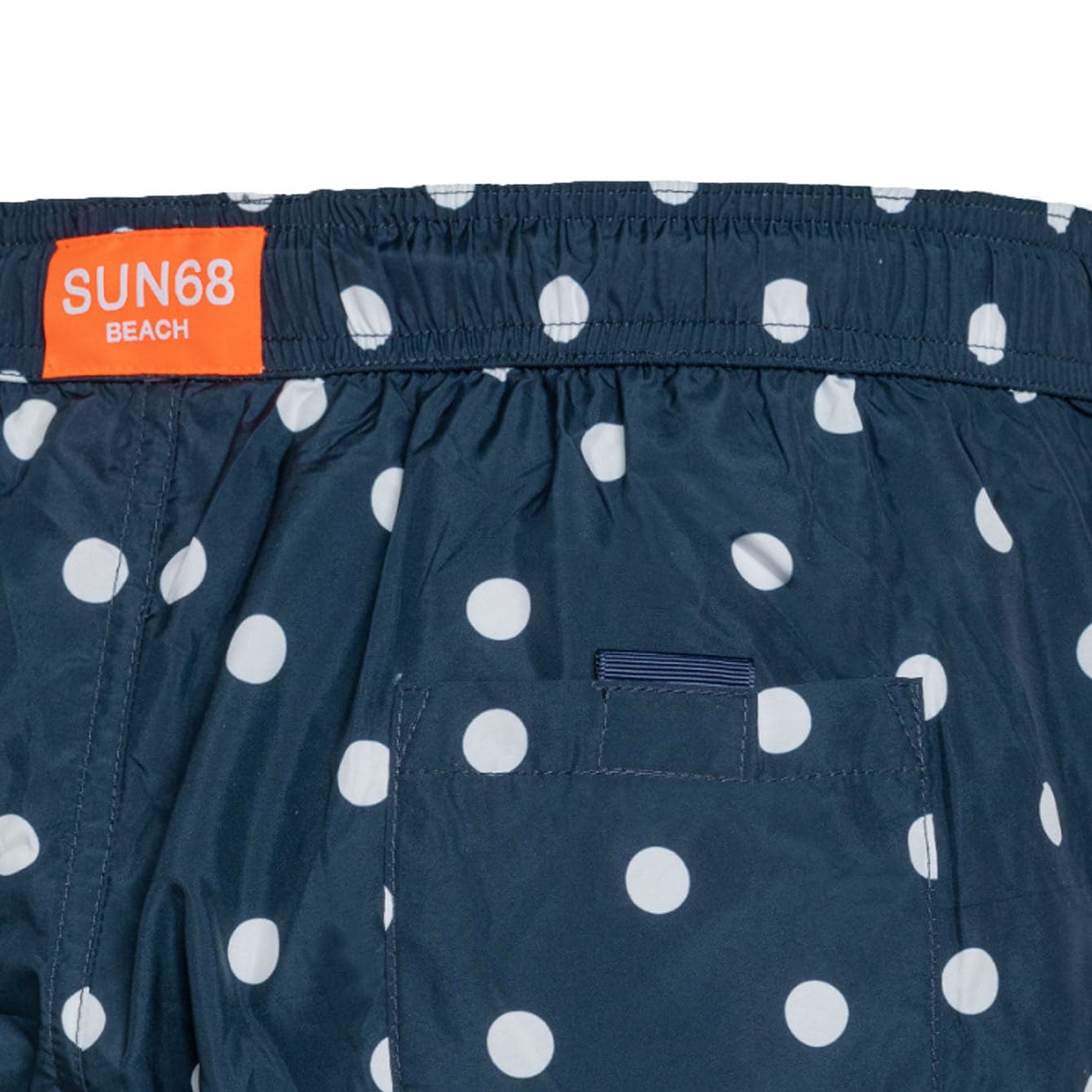 SUN68 BEACH Sun68 Beach - Swim Pant Print Formal F. 0701 Navy B./bianco H33114 da uomo in Pantaloncini e calzoncini Drestige - Casamassima, commercioVirtuoso.it