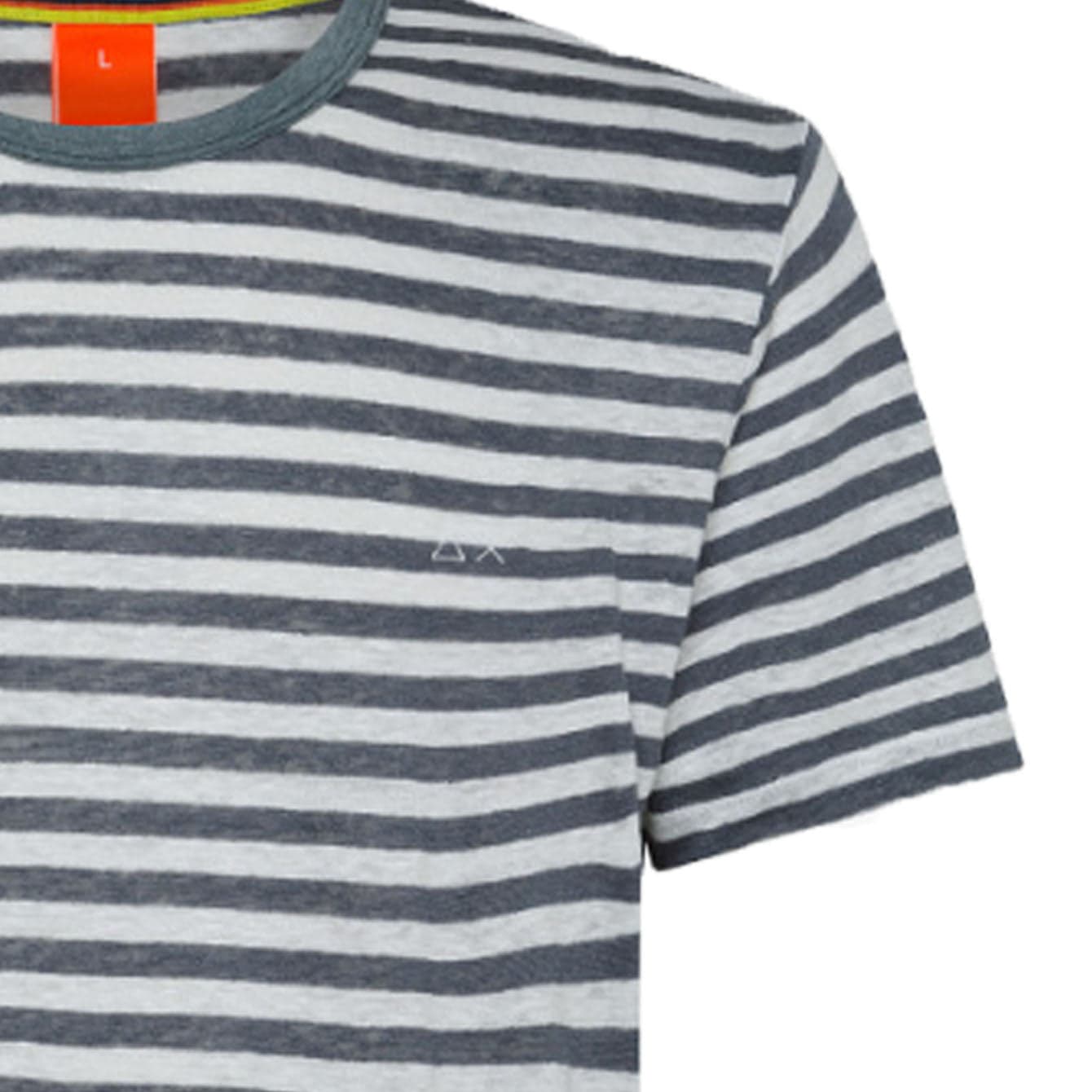 SUN68 BEACH Sun68 Beach - T-shirt Stripes 0199 Bianco/inchiostro T33147 da uomo in T-Shirt Drestige - Casamassima, commercioVirtuoso.it