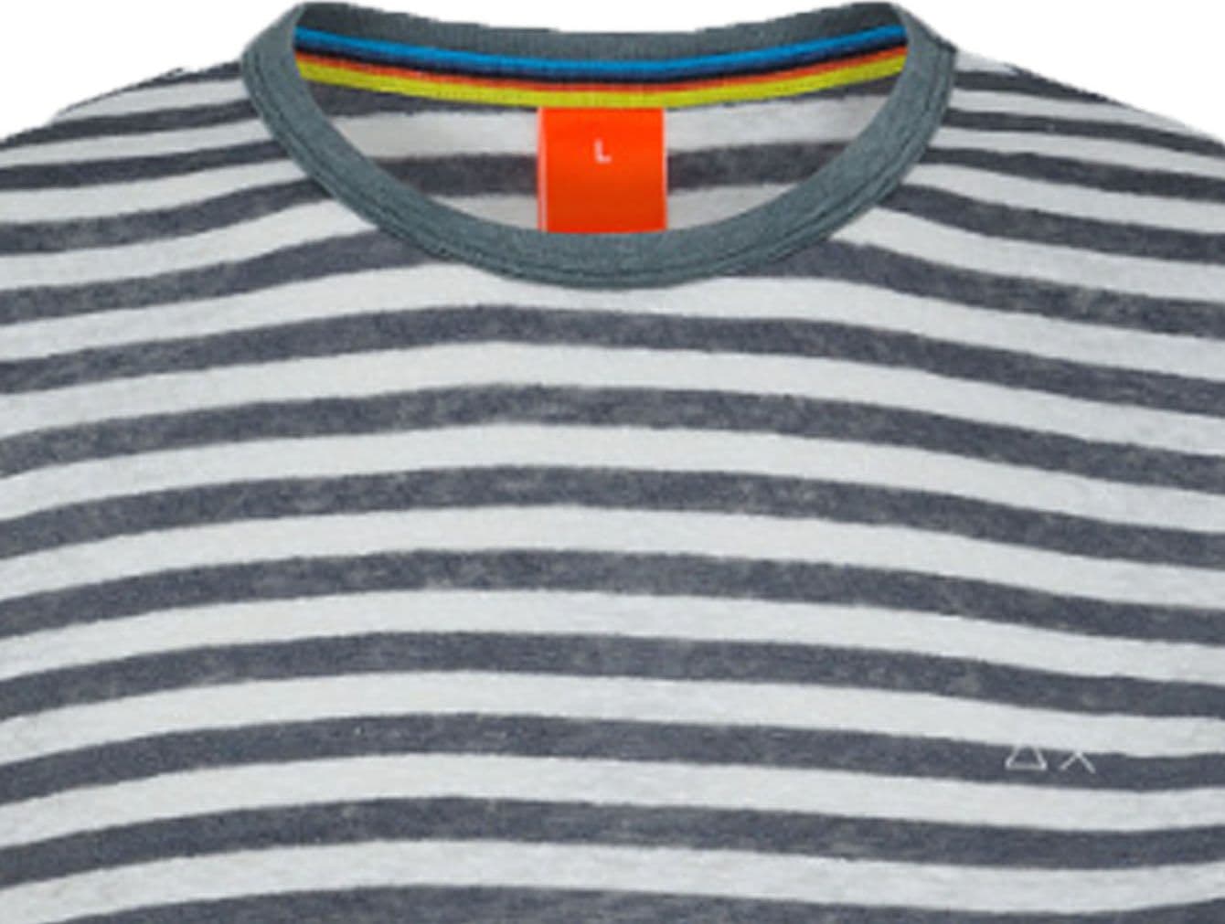 SUN68 BEACH Sun68 Beach - T-shirt Stripes 0199 Bianco/inchiostro T33147 da uomo in T-Shirt Drestige - Casamassima, commercioVirtuoso.it