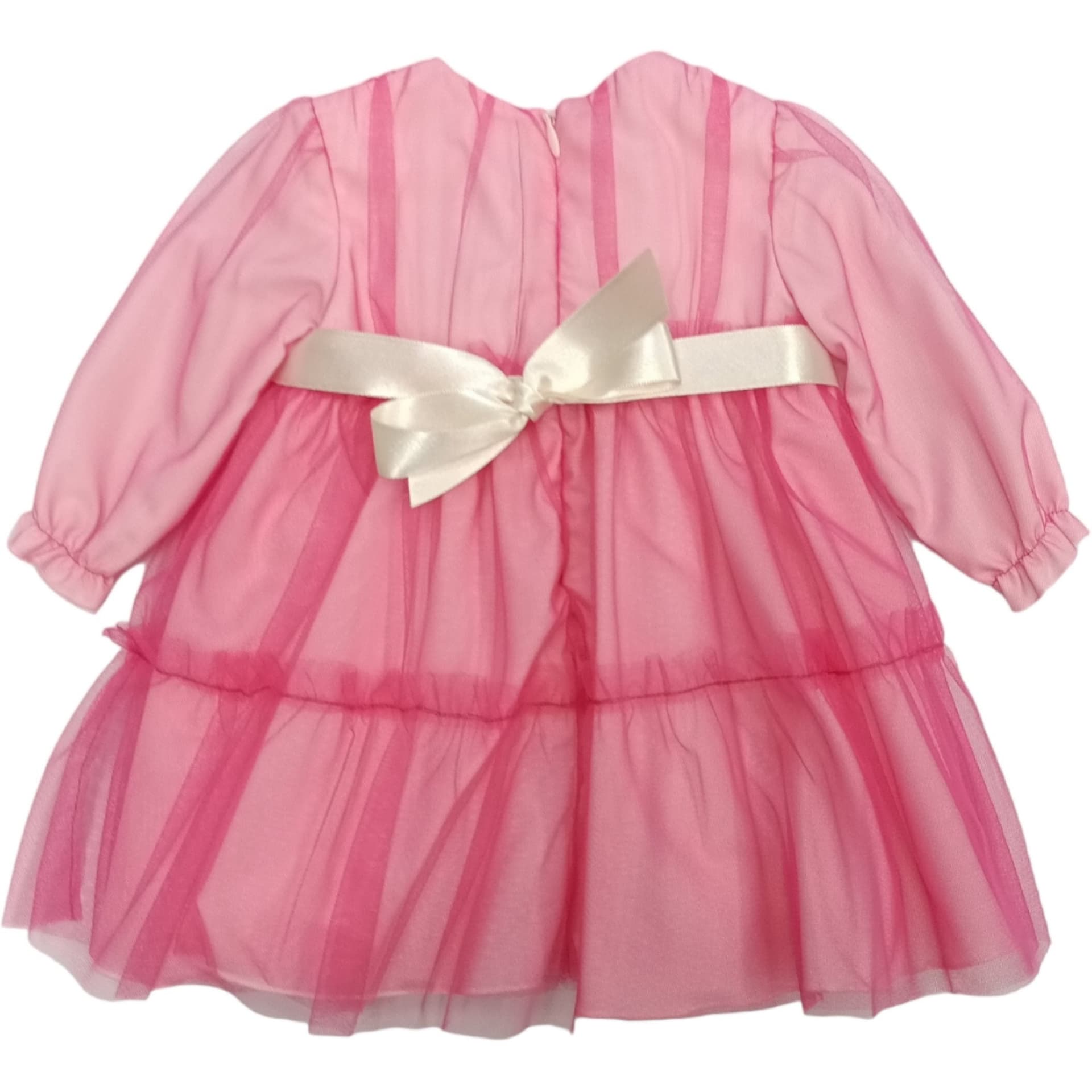 BARCELLINO Barcellino - Vestito Fuxia C/cintura Volpe 106503 da bambino in Bambini Drestige - Casamassima, commercioVirtuoso.it