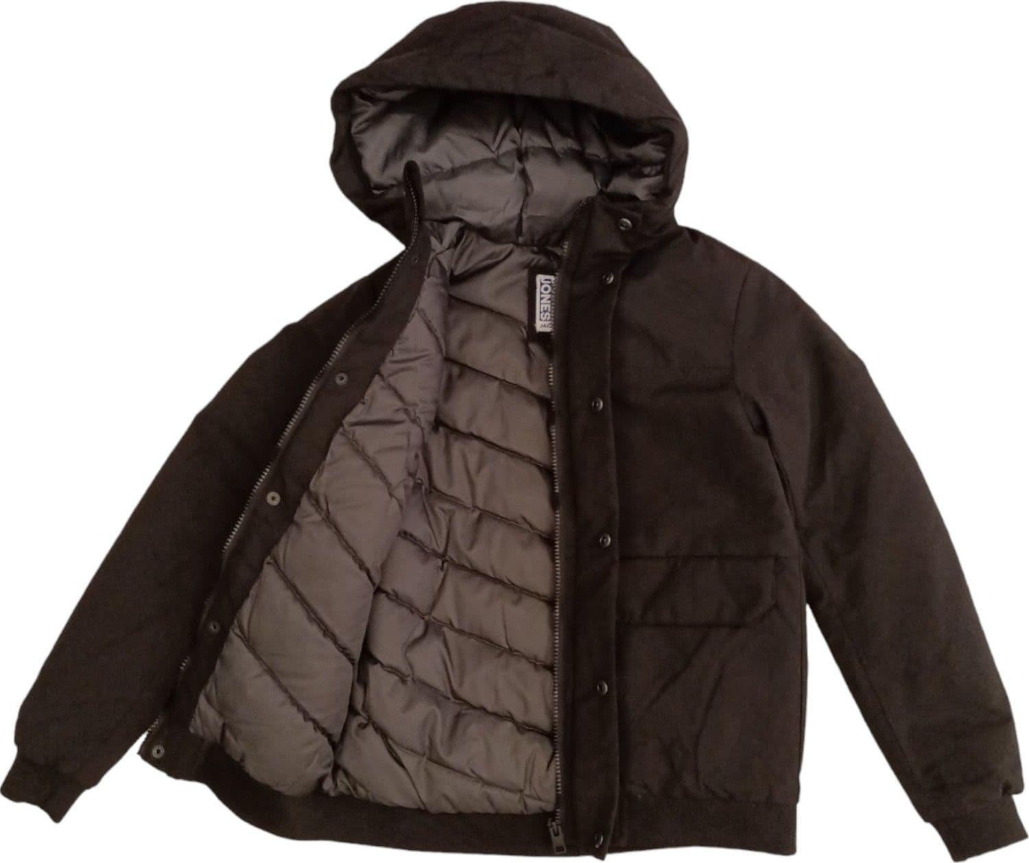 JACK &amp; JONES Jack &amp; Jones - Bomber Nero C/cappuccio E Tasche Laterali 12236552 da bambino in Giacche Drestige - Casamassima, commercioVirtuoso.it