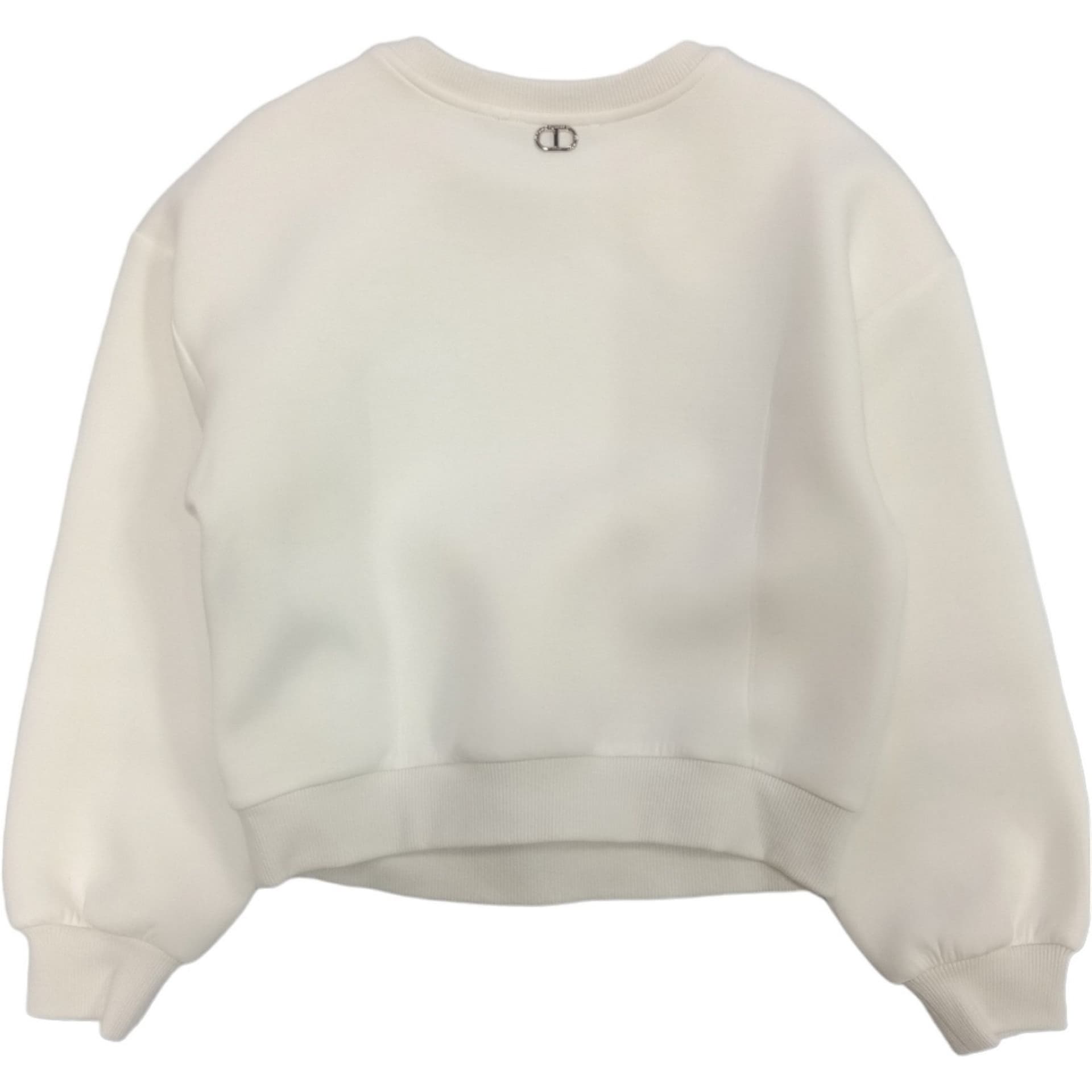 TWINSET Twinset - Felpa Bianca 0282 232GJ2410 da bambino in Felpe con cappuccio Drestige - Casamassima, commercioVirtuoso.it