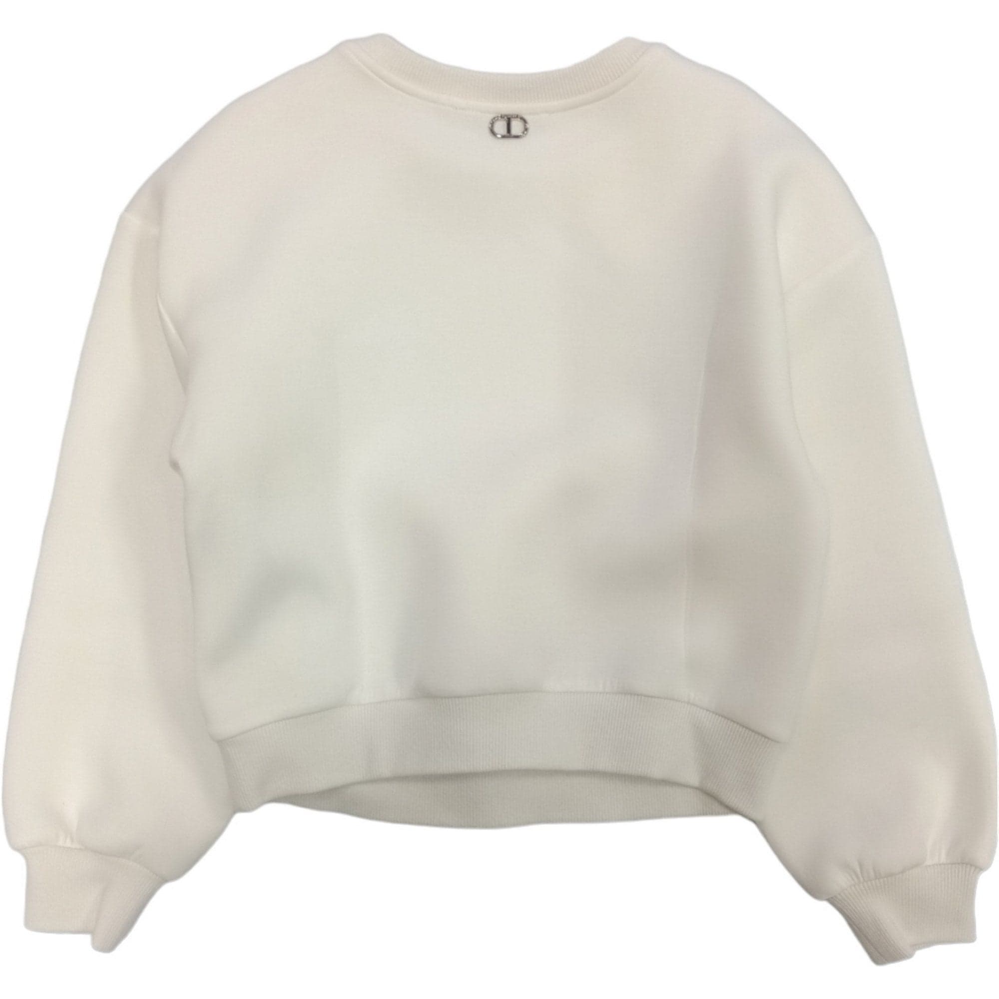 TWINSET Twinset - Felpa Bianca 0282 232GJ2410 da bambino in Felpe con cappuccio Drestige - Casamassima, commercioVirtuoso.it