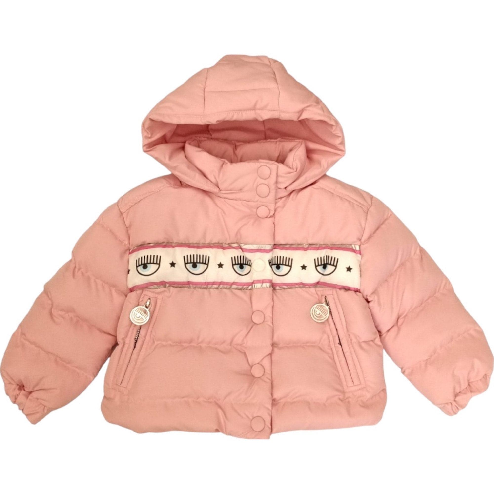CHIARA FERRAGNI Chiara Ferragni - Piumino Rosa 090f Maxilogomania 51B100 2420 da bambino in Gilet Drestige - Casamassima, commercioVirtuoso.it
