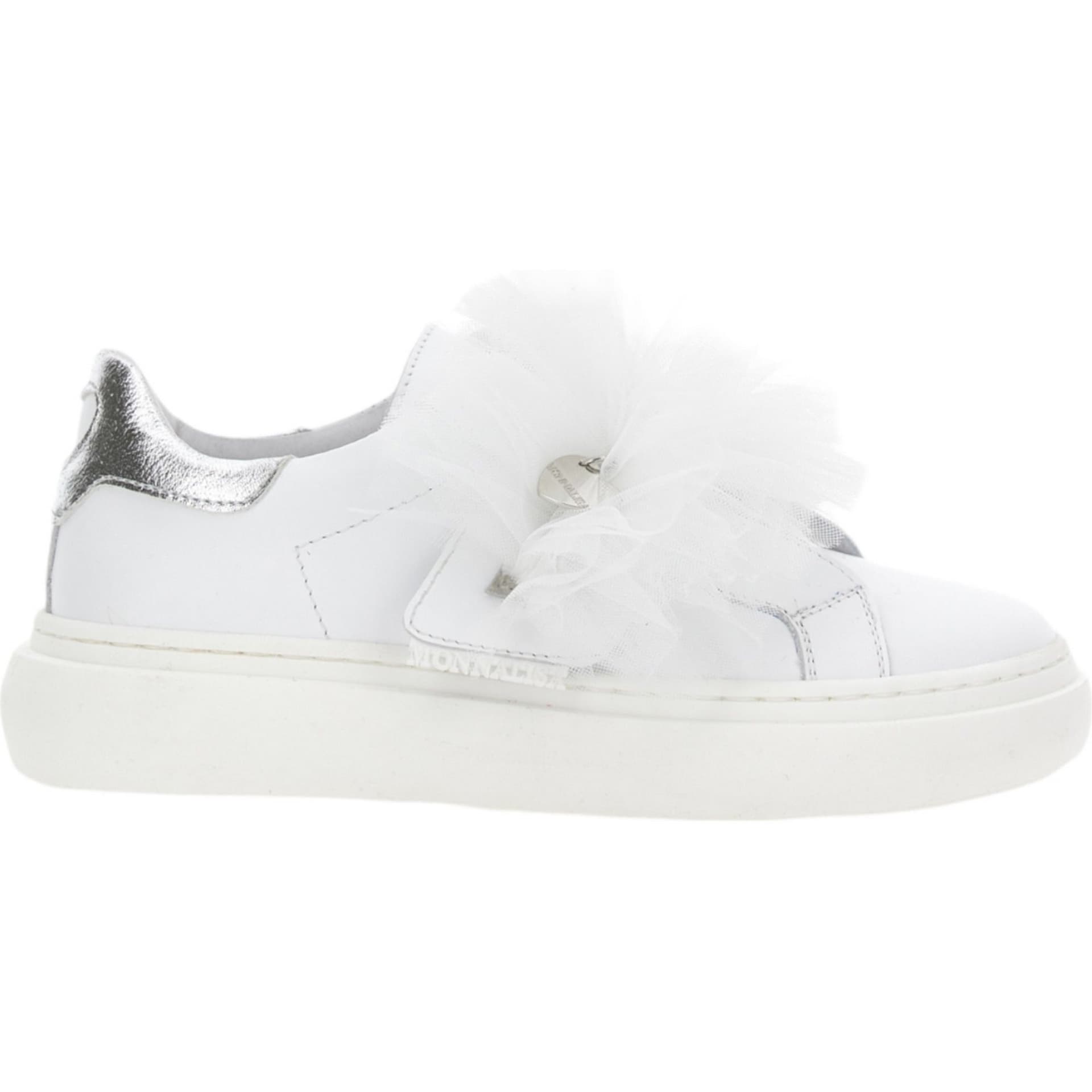 MONNALISA Monnalisa - Sneakers Vitello Bianca 87C006 3739 da bambino in Sneaker casual Drestige - Casamassima, commercioVirtuoso.it