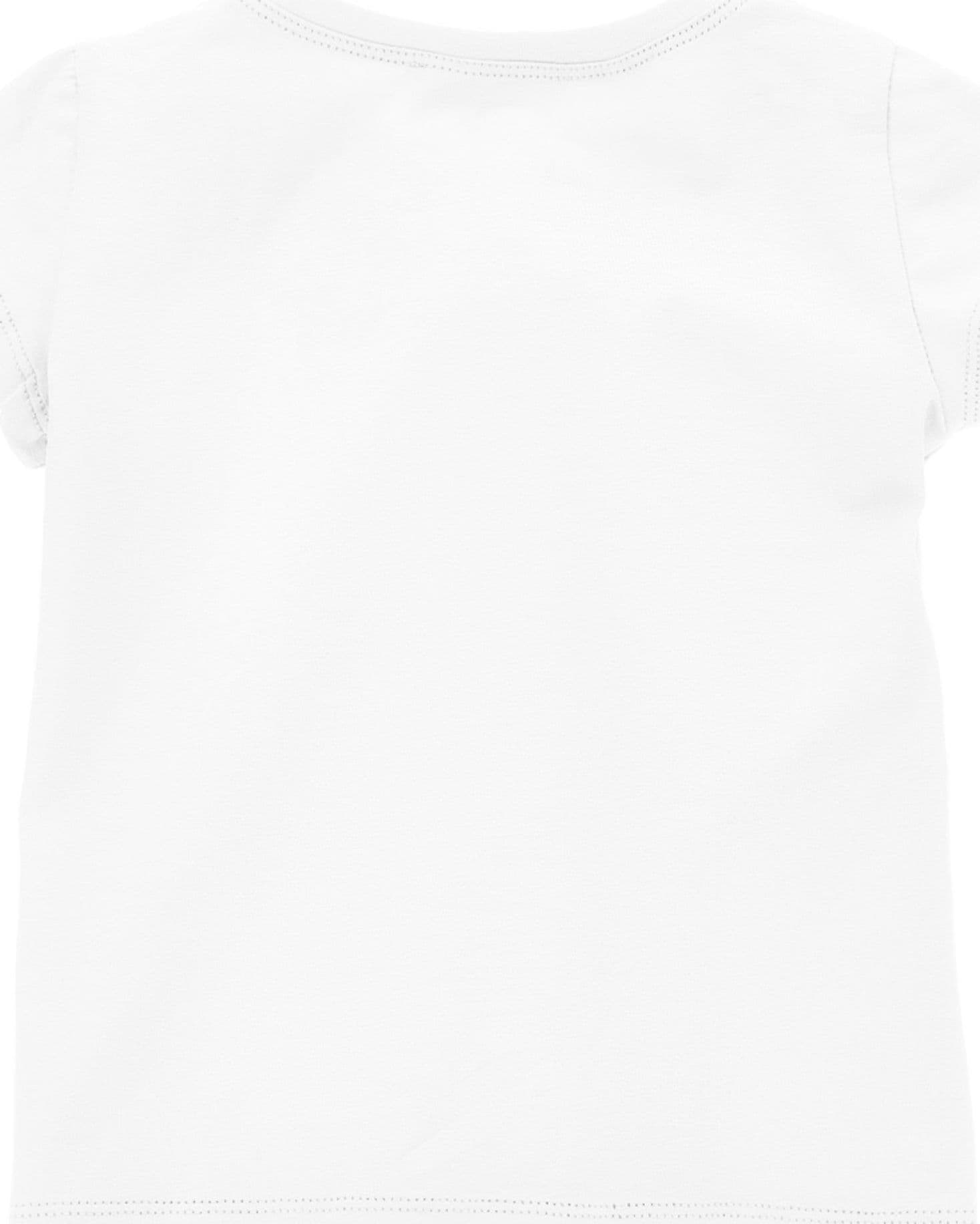 MONNALISA Monnalisa - T-shirt Bianca Fiori 0099 11C630 3201 da bambino in T-shirt Drestige - Casamassima, commercioVirtuoso.it