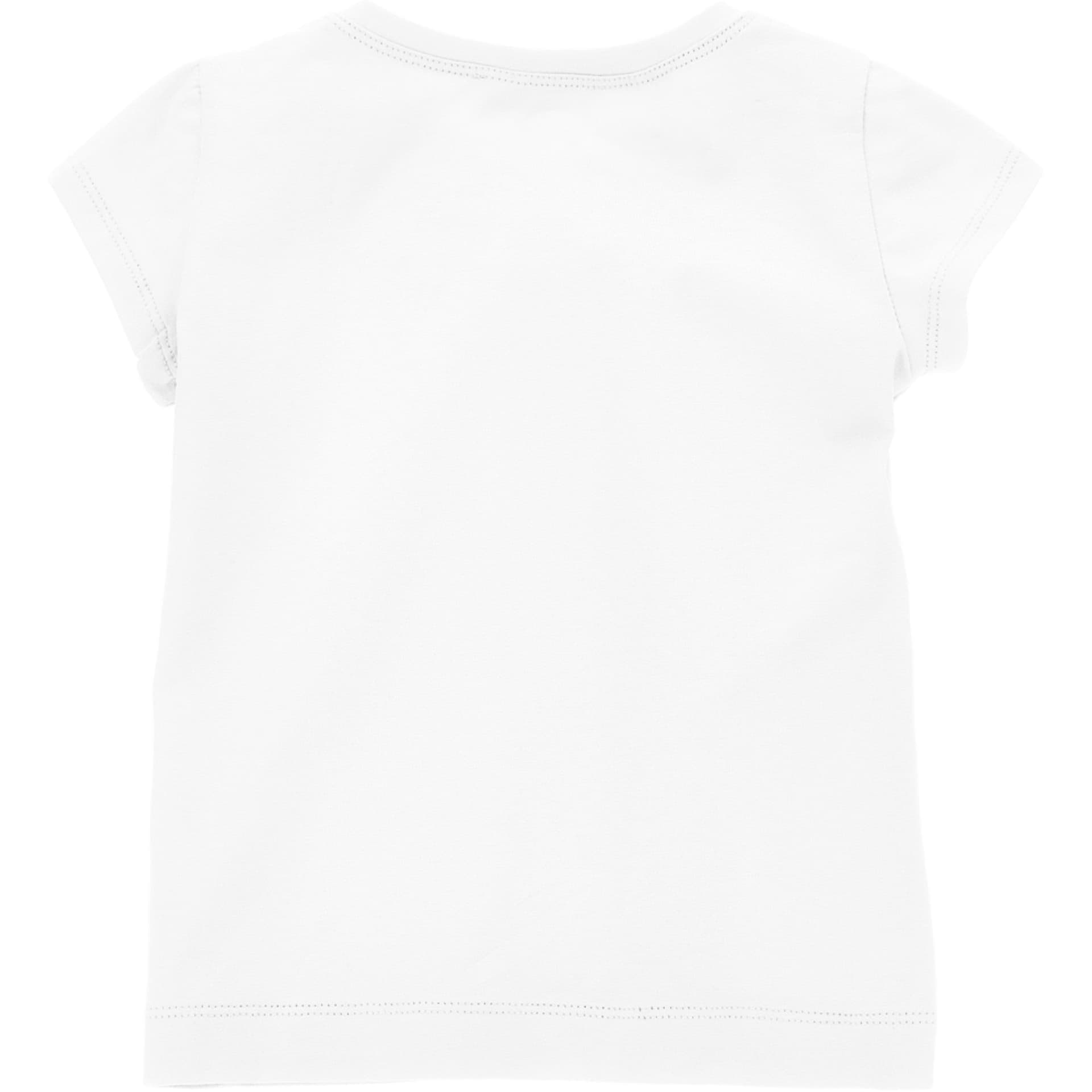 MONNALISA Monnalisa - T-shirt Bianca Fiori 0099 11C630 3201 da bambino in T-shirt Drestige - Casamassima, commercioVirtuoso.it