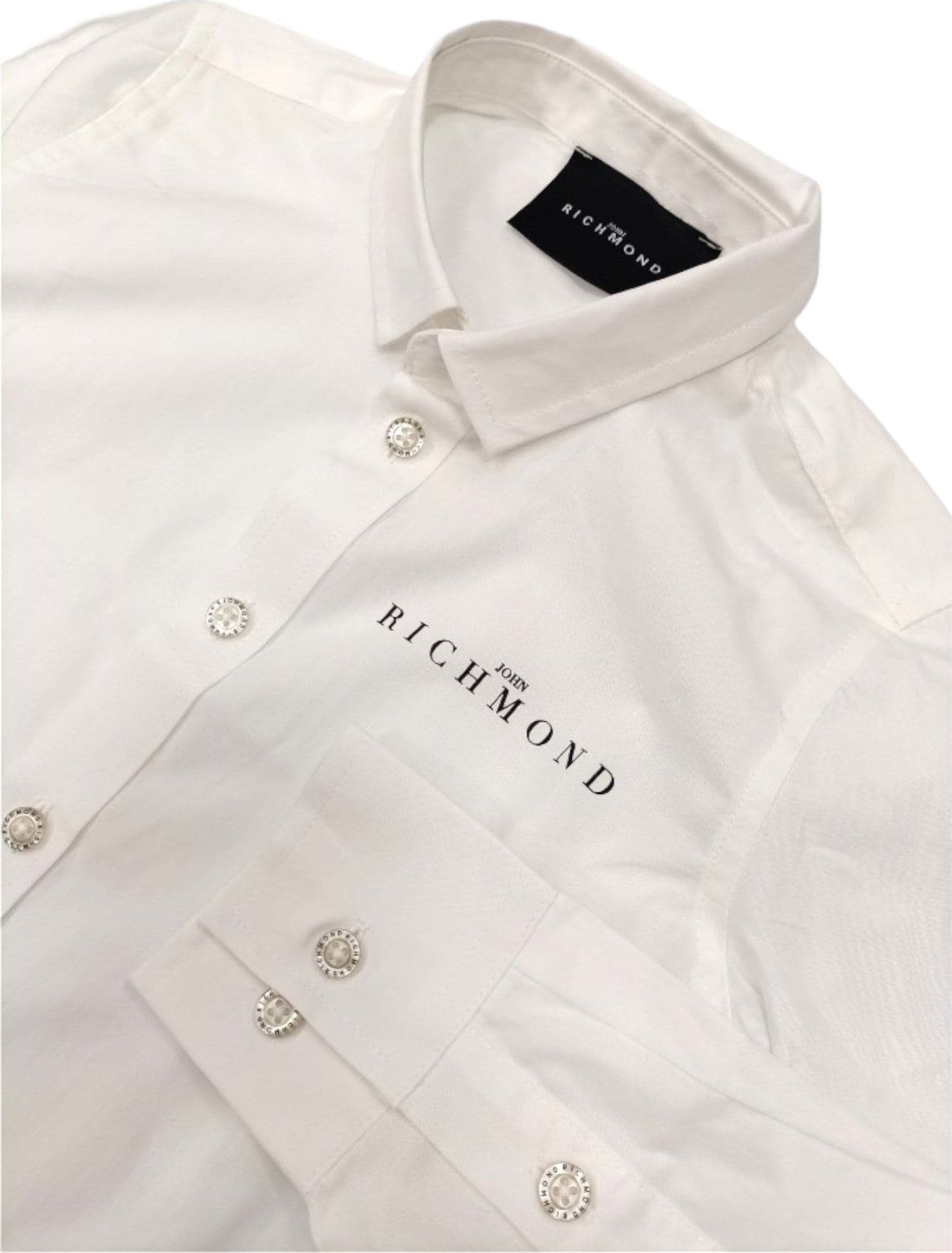 RICHMOND Richmond - Camicia Bianca Dogual RBP24105CAND da bambino in Camicie Drestige - Casamassima, commercioVirtuoso.it