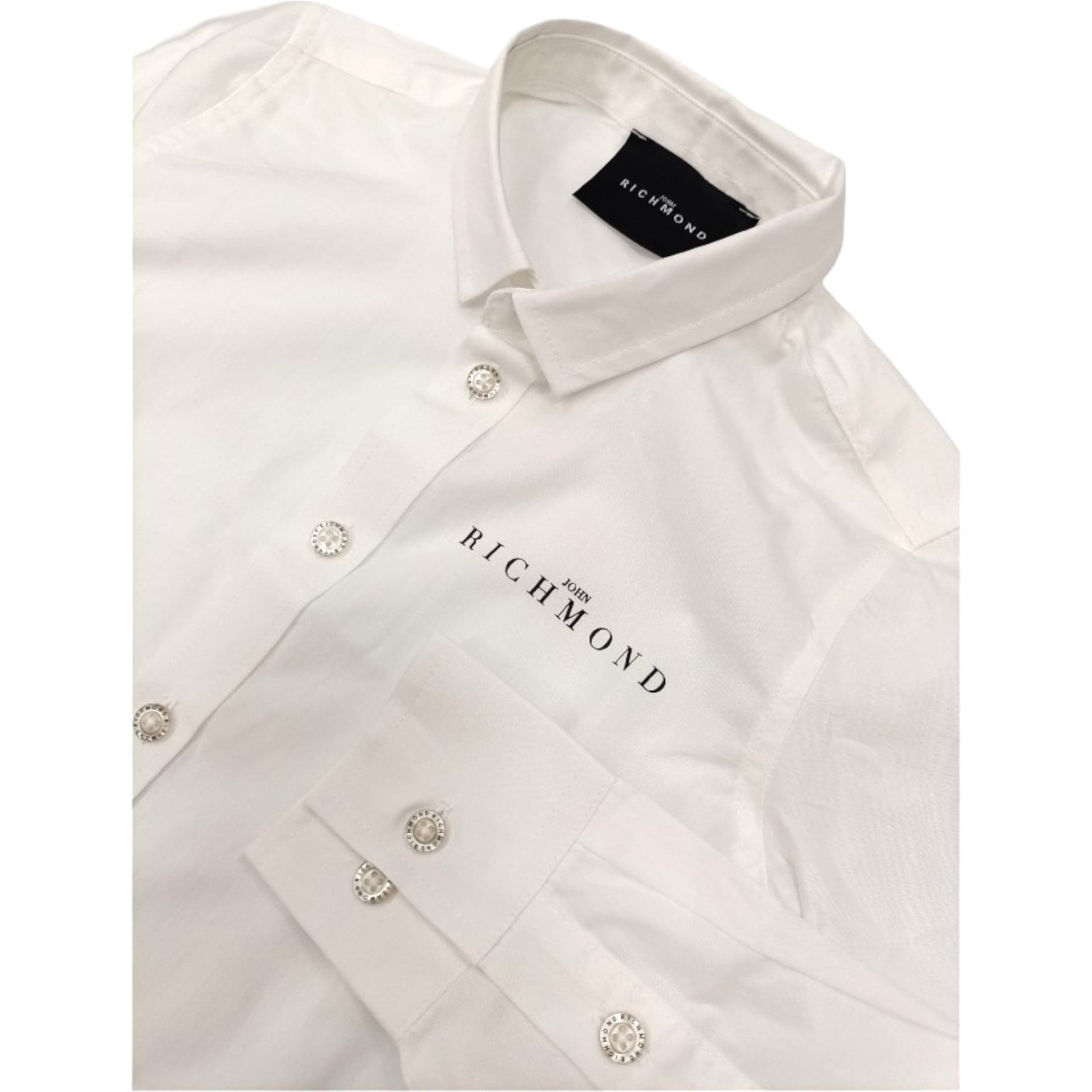 RICHMOND Richmond - Camicia Bianca Dogual RBP24105CAND da bambino in Camicie Drestige - Casamassima, commercioVirtuoso.it