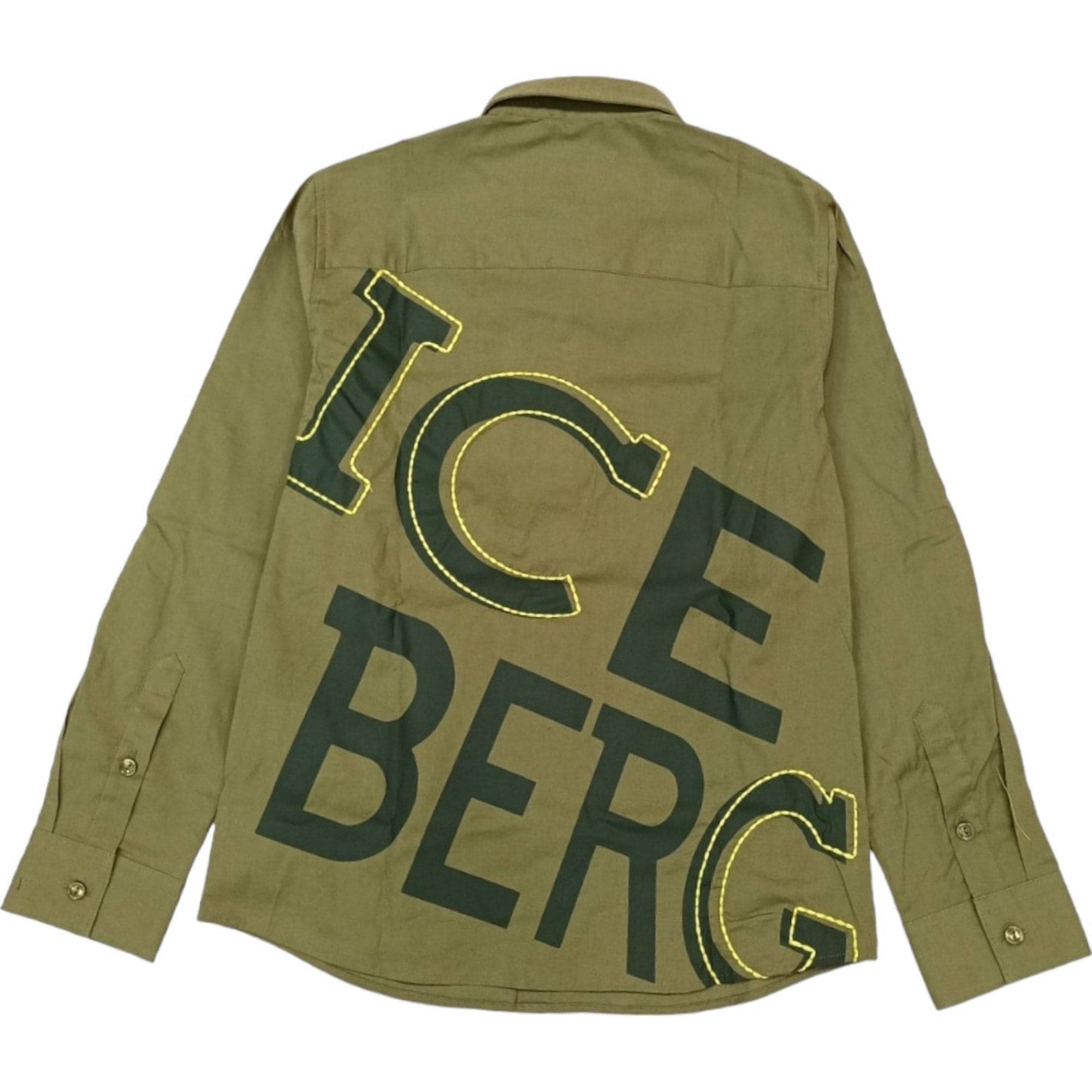 ICEBERG Iceberg - Camicia Verde Militare CMICE4106J da bambino in Camicie Drestige - Casamassima, commercioVirtuoso.it