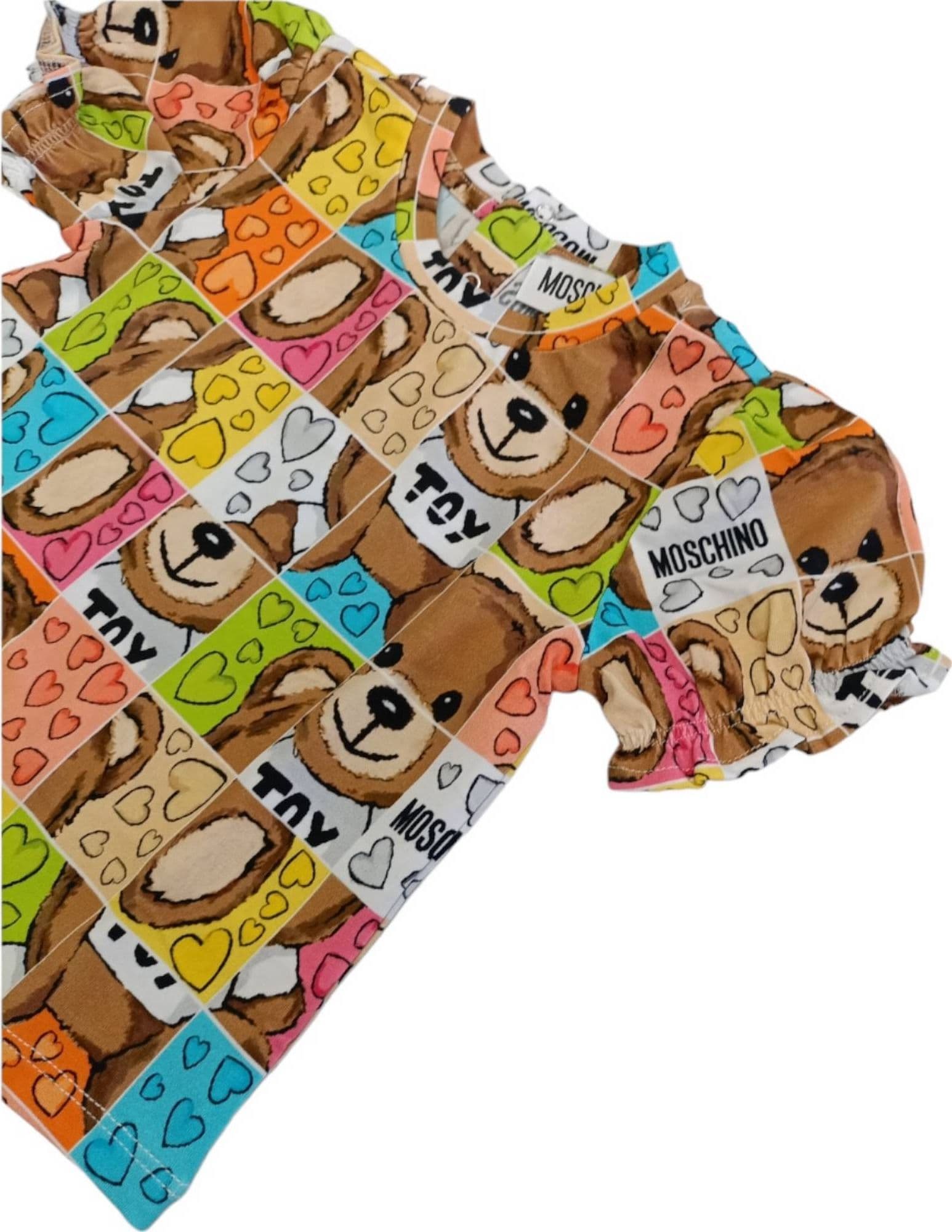 moschino Moschino - Blusa+shorts 40168 Blue MDG015L0E22 da bambino in T-shirt Drestige - Casamassima, commercioVirtuoso.it