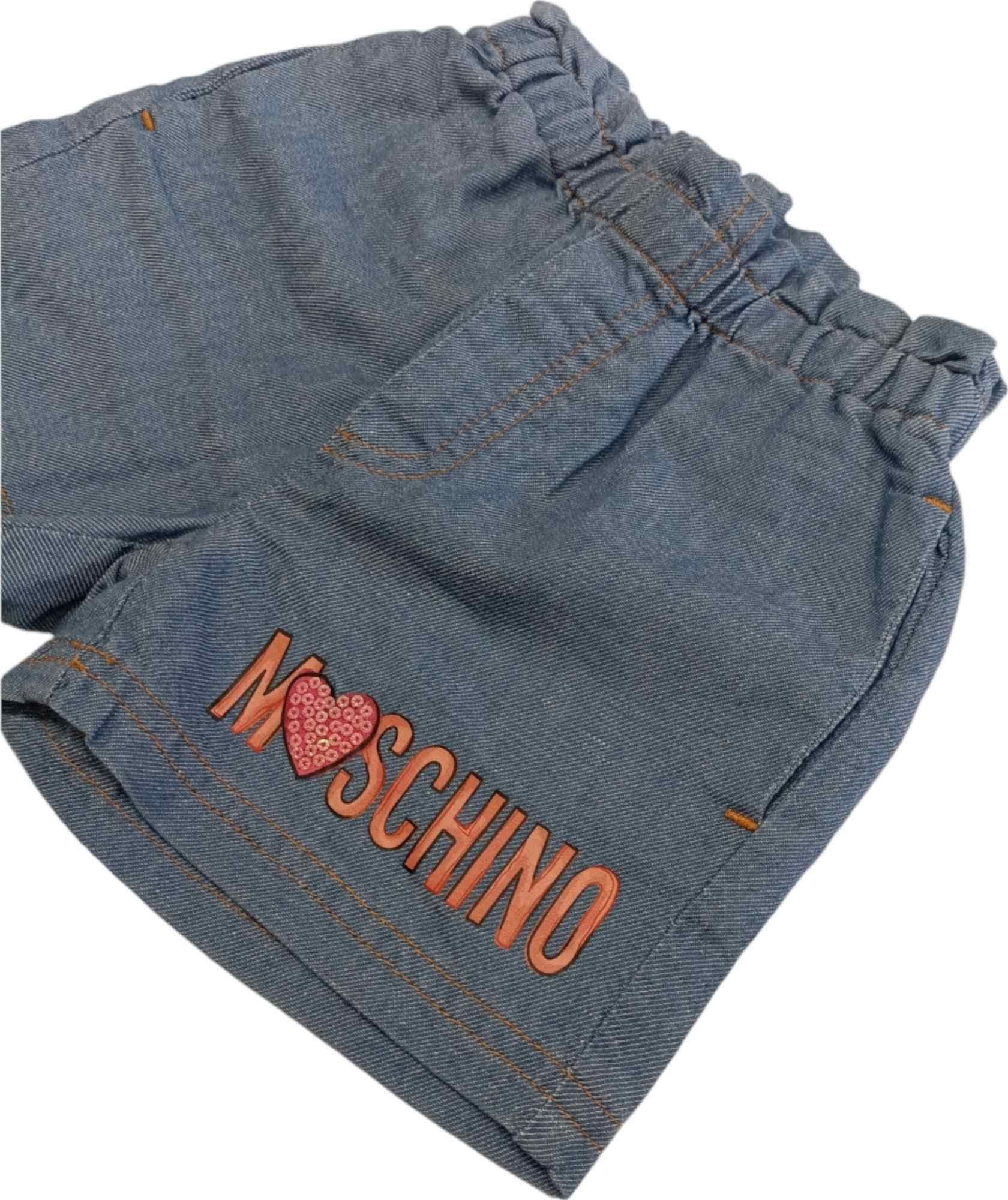moschino Moschino - Blusa+shorts 40168 Blue MDG015L0E22 da bambino in T-shirt Drestige - Casamassima, commercioVirtuoso.it