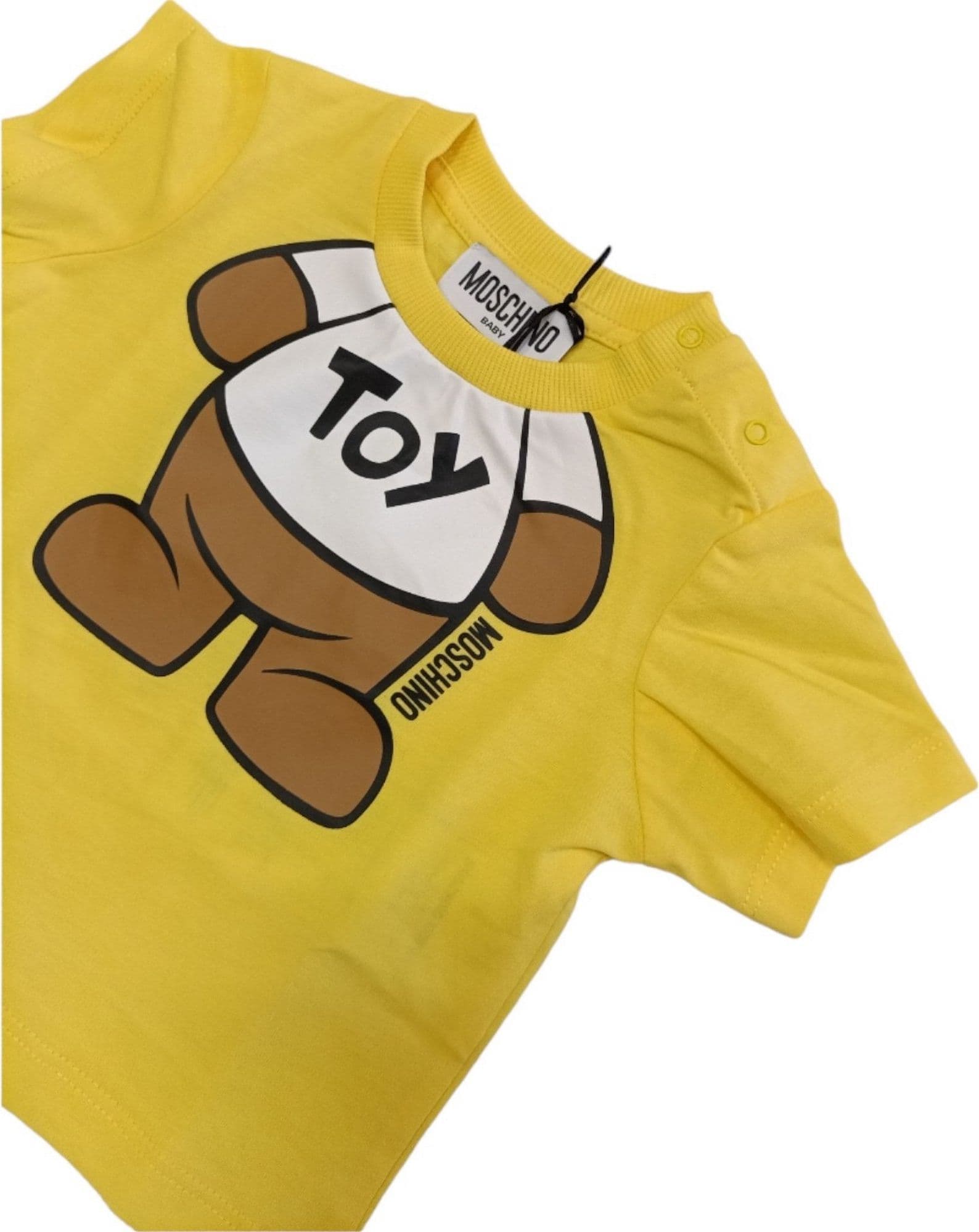 moschino Moschino - T-shirt 50162 Gialla MYM032 LAA33 da bambino in T-shirt Drestige - Casamassima, commercioVirtuoso.it