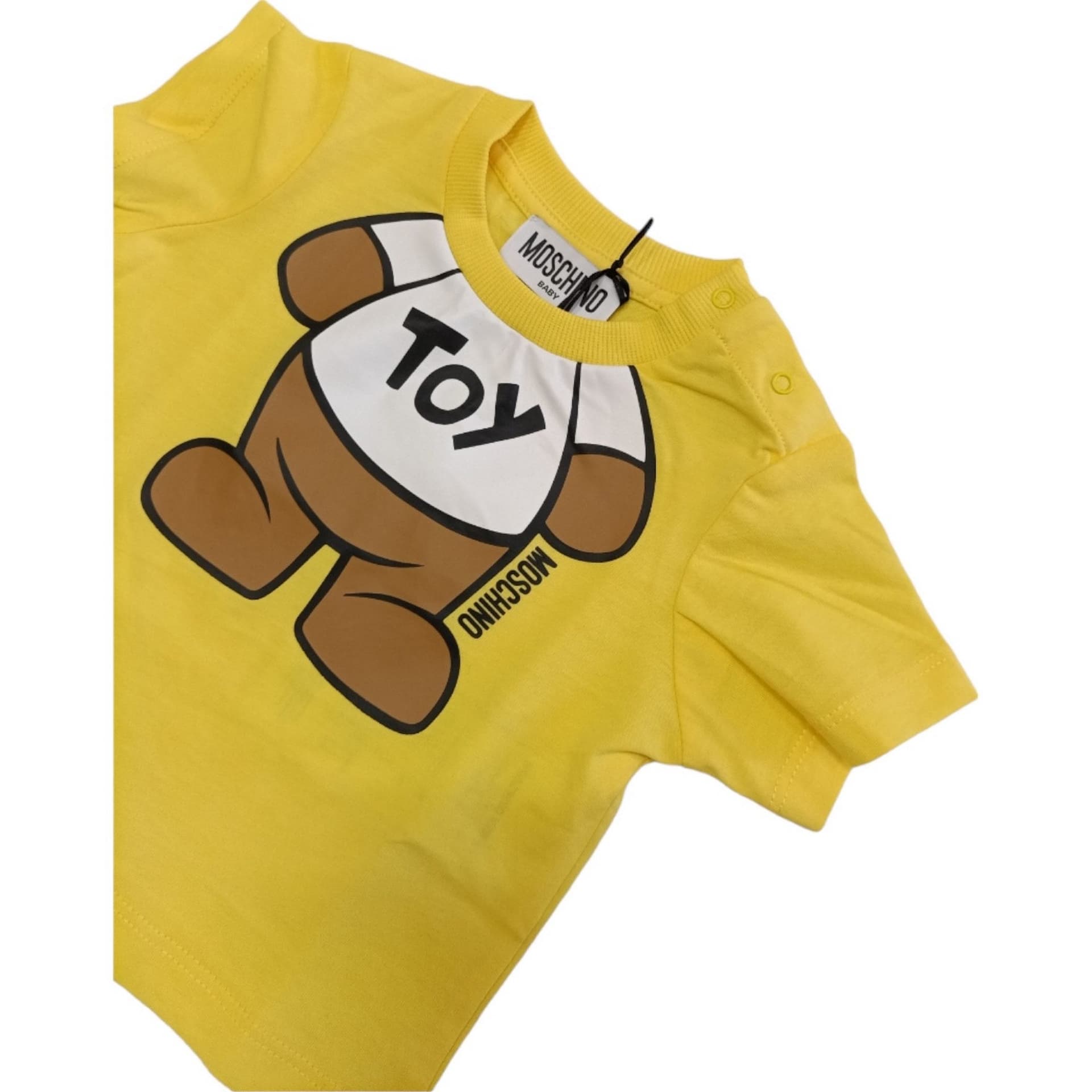 moschino Moschino - T-shirt 50162 Gialla MYM032 LAA33 da bambino in T-shirt Drestige - Casamassima, commercioVirtuoso.it