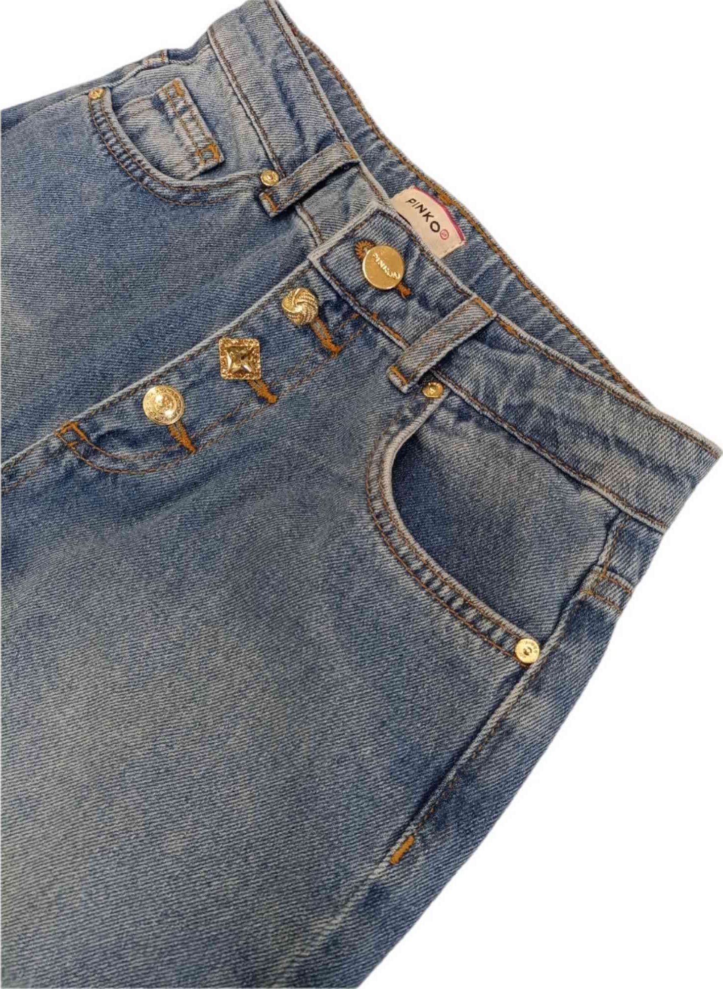 Pinko - Denim Bottoni Gioiello S4PIJGDP007 da bambino in Bottoni Drestige - Casamassima, commercioVirtuoso.it