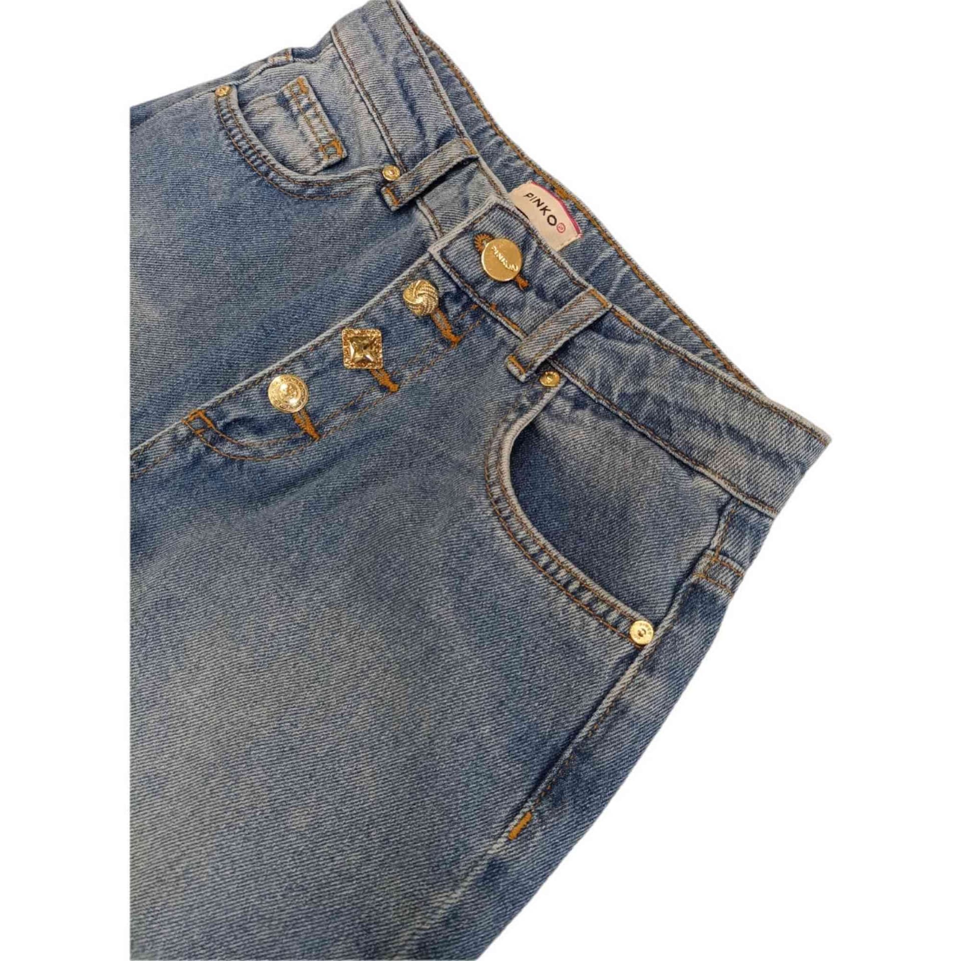 Pinko - Denim Bottoni Gioiello S4PIJGDP007 da bambino in Bottoni Drestige - Casamassima, commercioVirtuoso.it