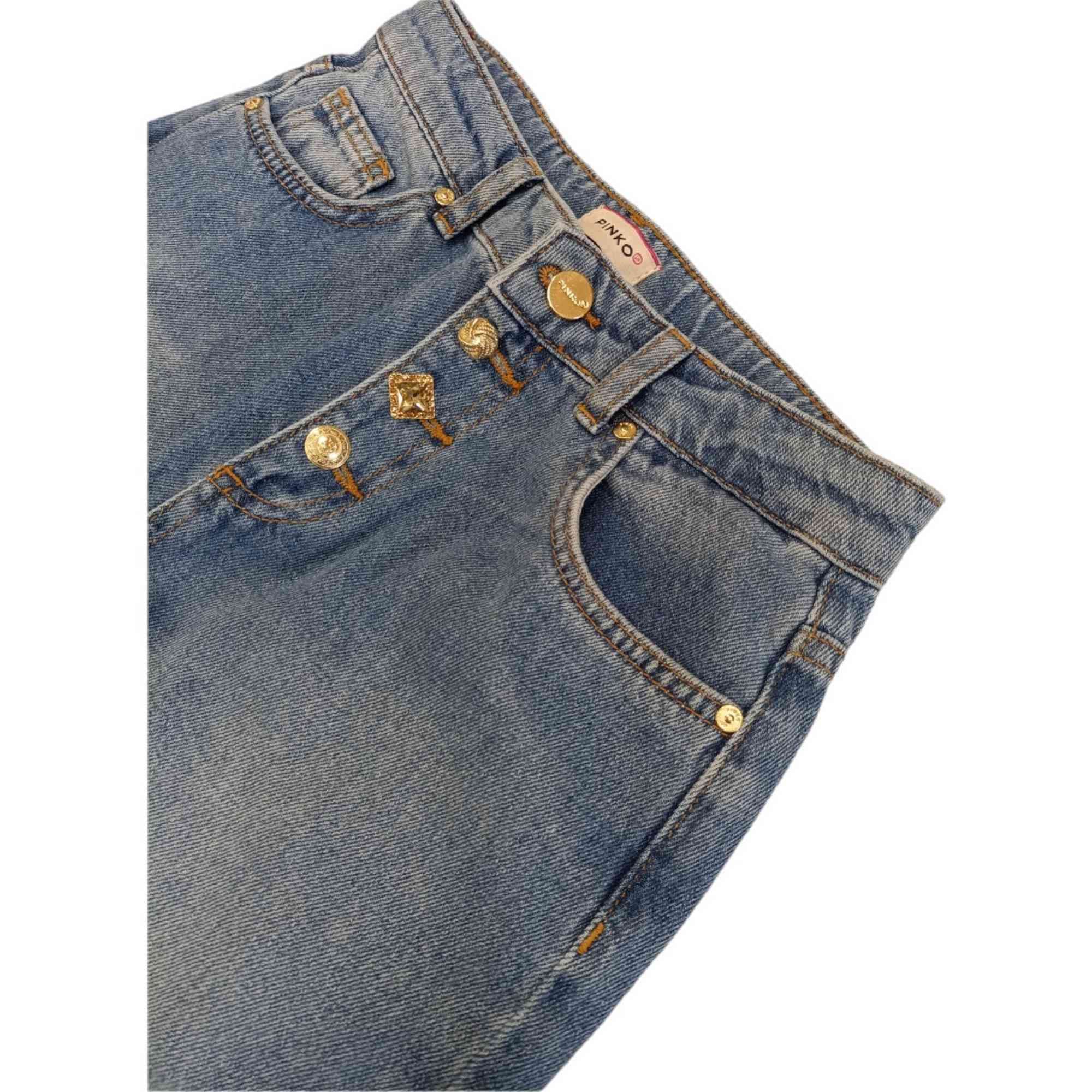 Pinko - Denim Bottoni Gioiello S4PIJGDP007 da bambino in Bottoni Drestige - Casamassima, commercioVirtuoso.it