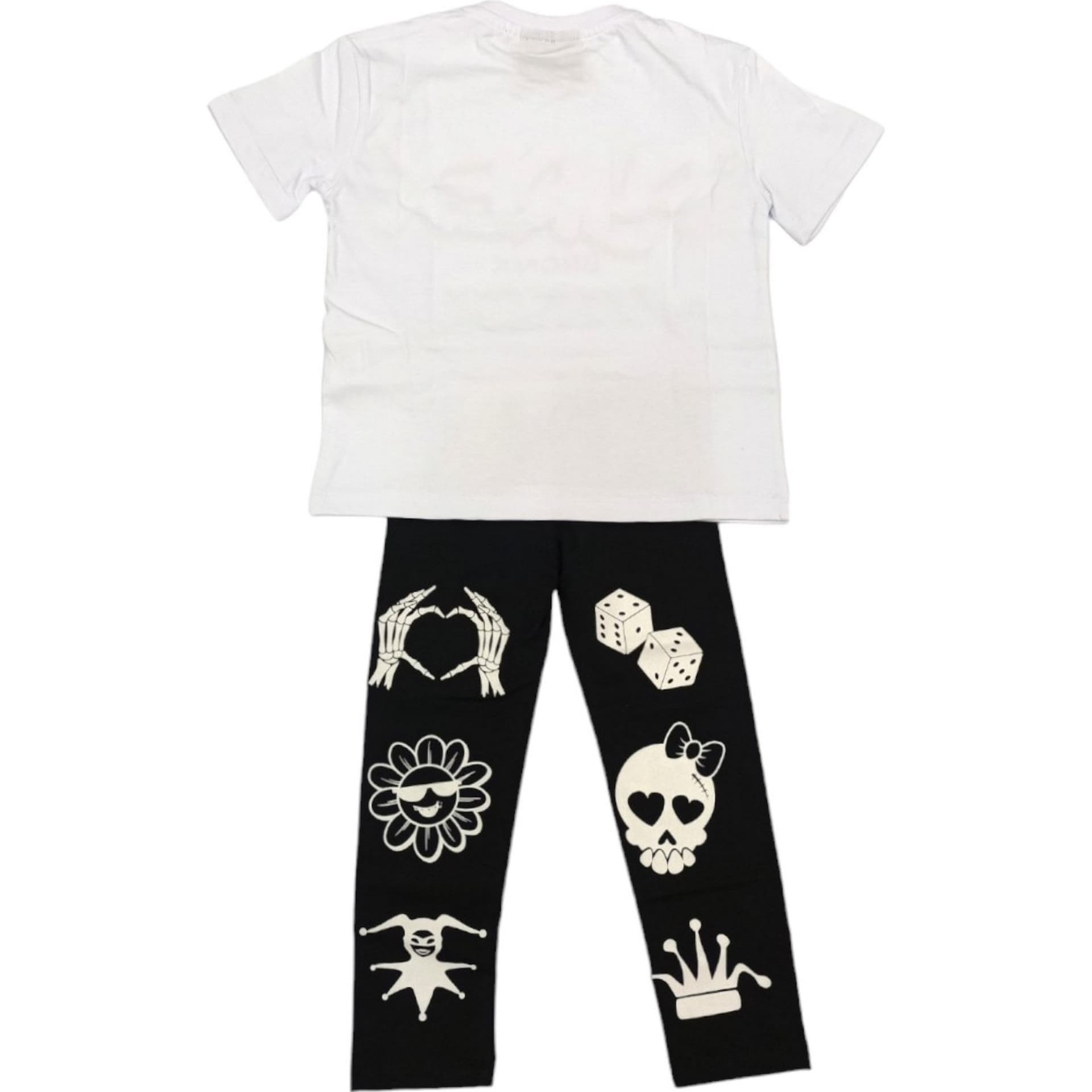 PYREX Pyrex - T-shirt+leggings Bianco/rosa S4PYBGTL199 da bambino in T-shirt Drestige - Casamassima, commercioVirtuoso.it