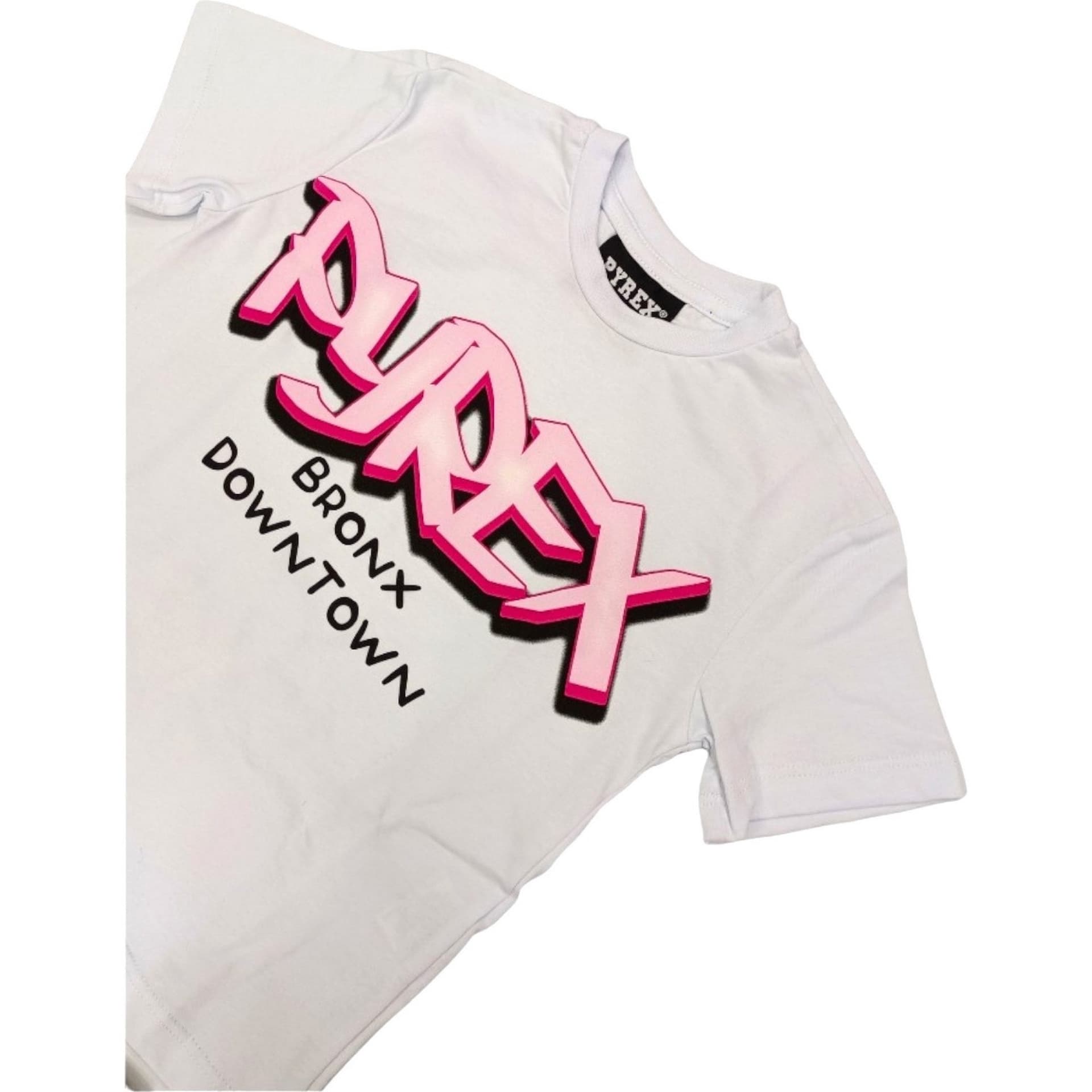PYREX Pyrex - T-shirt+leggings Bianco/rosa S4PYBGTL199 da bambino in T-shirt Drestige - Casamassima, commercioVirtuoso.it
