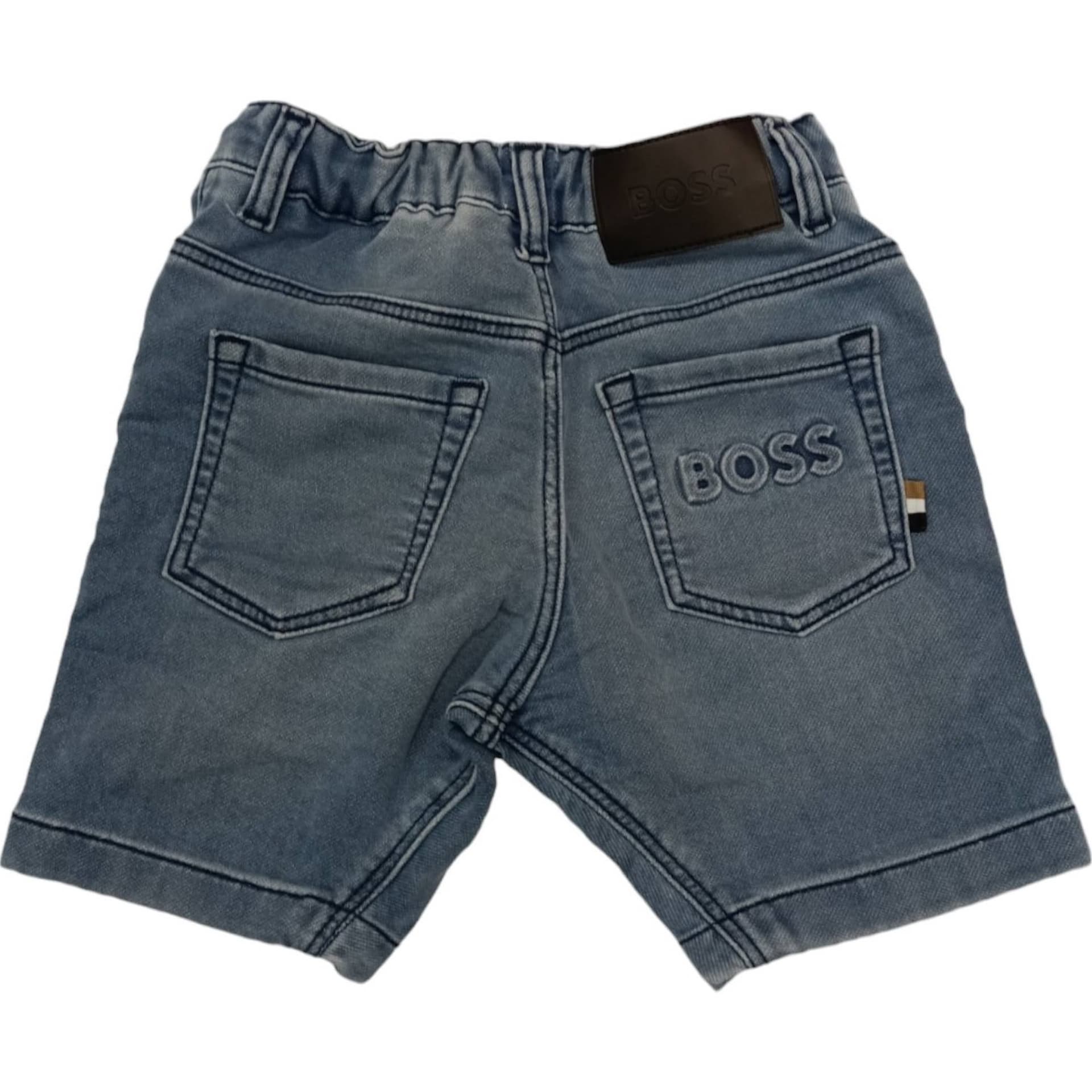 BOSS Boss - Bermuda Grigio Denim J50778 da bambino in Pantaloncini Drestige - Casamassima, commercioVirtuoso.it