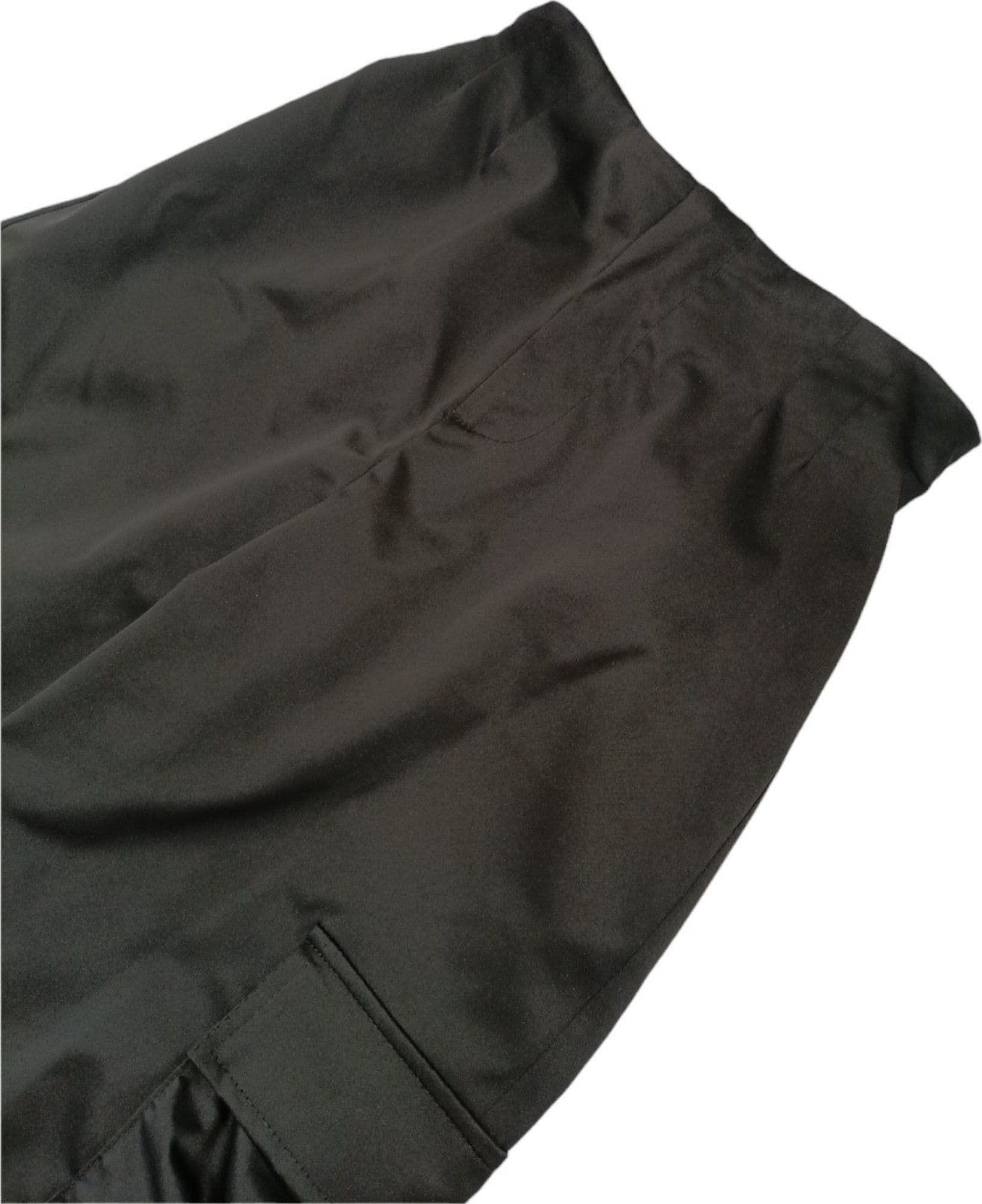 NAIDA Naida - Pantalone Cargo Nero Lucido NAPA260 da bambino in Pantaloni Drestige - Casamassima, commercioVirtuoso.it