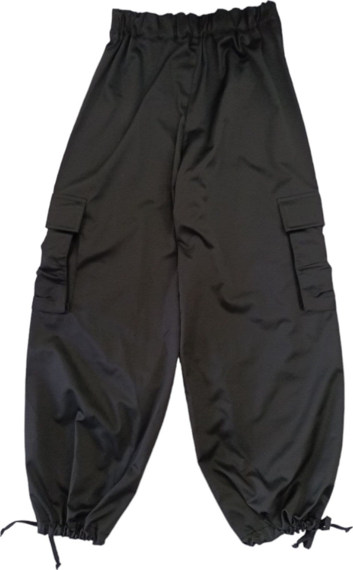 NAIDA Naida - Pantalone Cargo Nero Lucido NAPA260 da bambino in Pantaloni Drestige - Casamassima, commercioVirtuoso.it