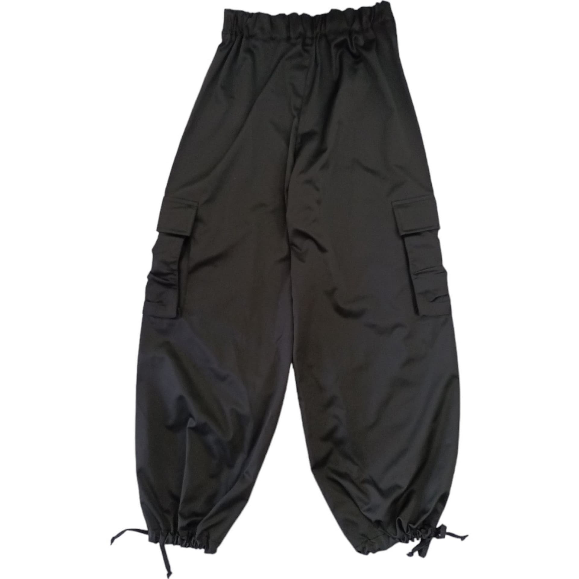 NAIDA Naida - Pantalone Cargo Nero Lucido NAPA260 da bambino in Pantaloni Drestige - Casamassima, commercioVirtuoso.it