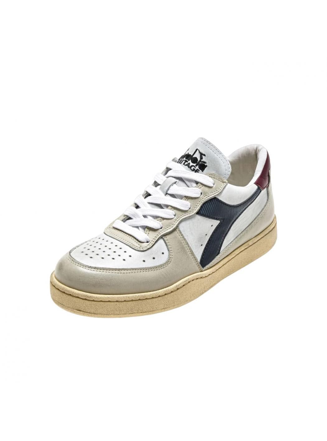 Diadora - Mi Basket Low Used Gray Pelican 201.179043 da uomo in Sneaker casual Drestige - Casamassima, commercioVirtuoso.it