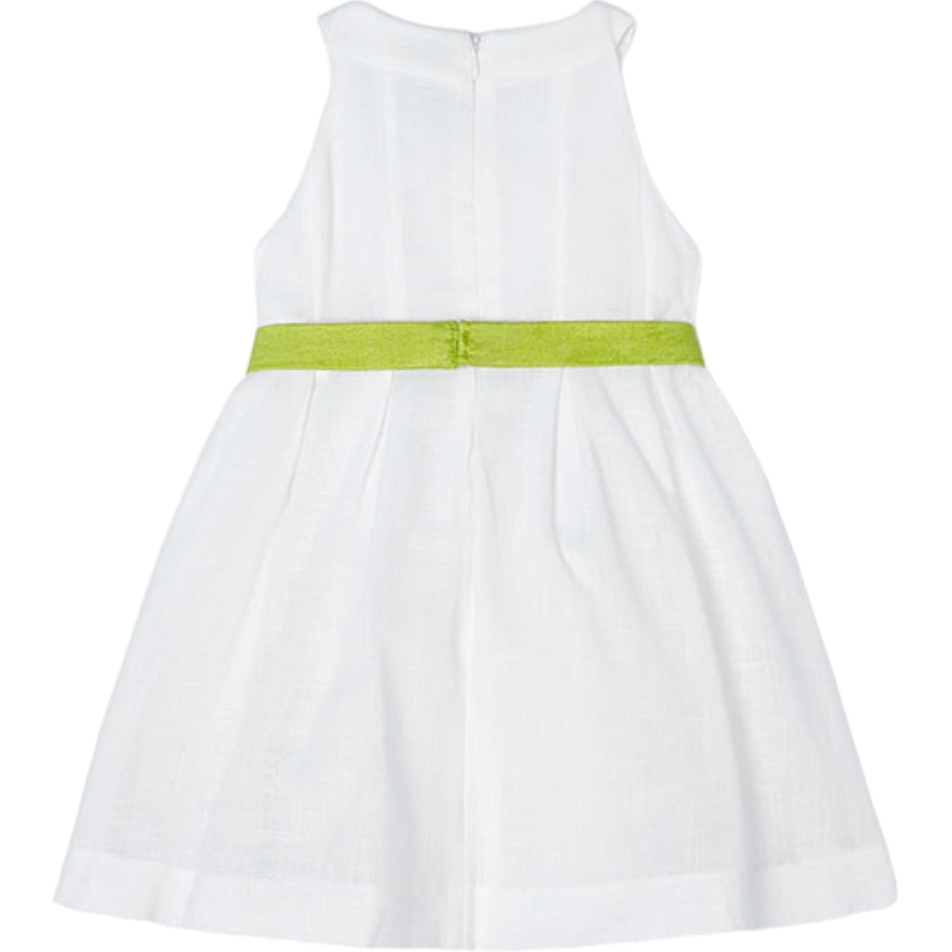 MAYORAL Mayoral - Vestito 014 Bianco Cinta Fiori 3959 da bambino in Felpe senza cappuccio Drestige - Casamassima, commercioVirtuoso.it